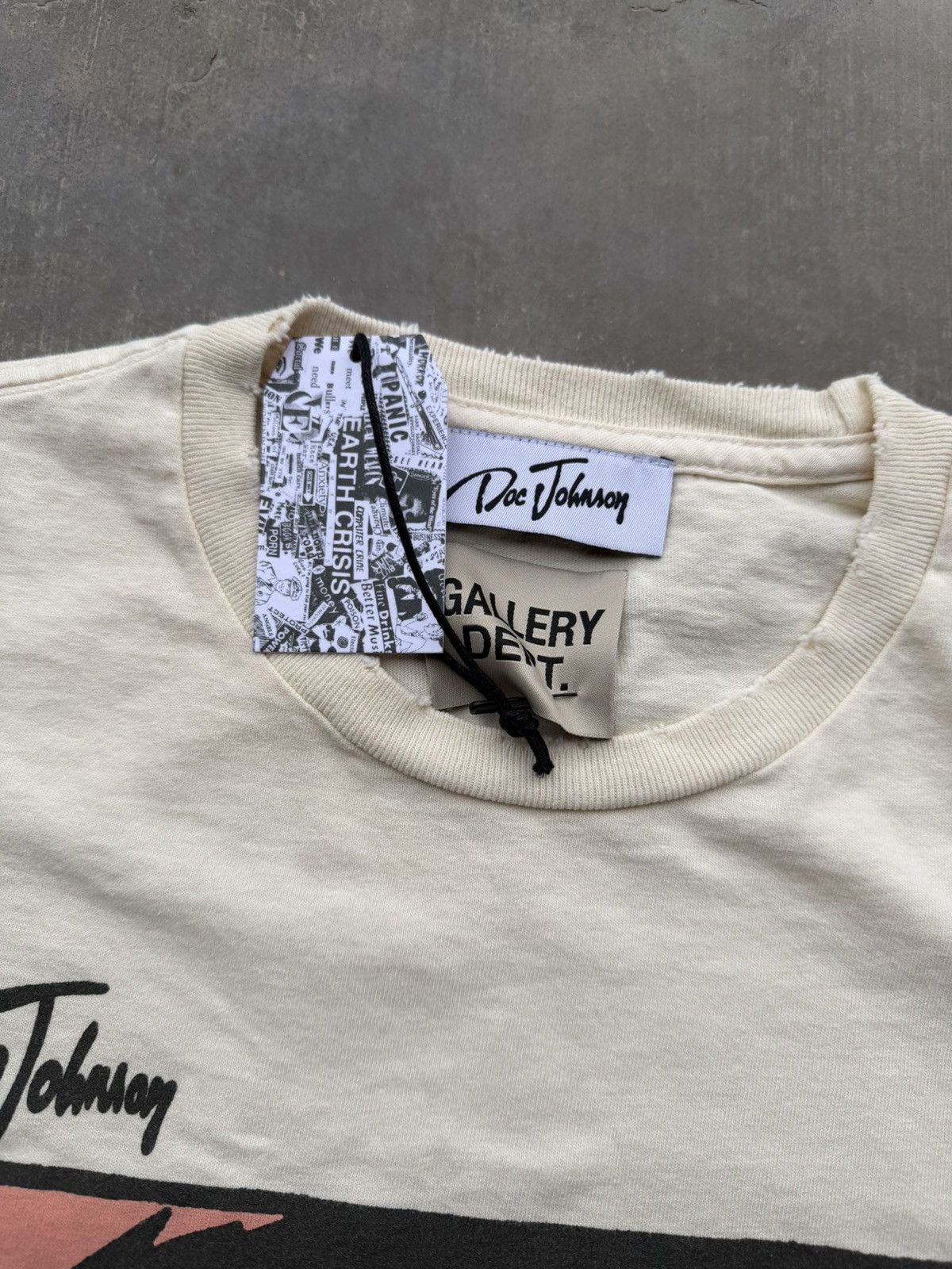 Gallery Dept. Gallery Dept. Dead Batteries T-Shirt – Cream – NWT Large Size US L / EU 52-54 / 3 - 5 Thumbnail