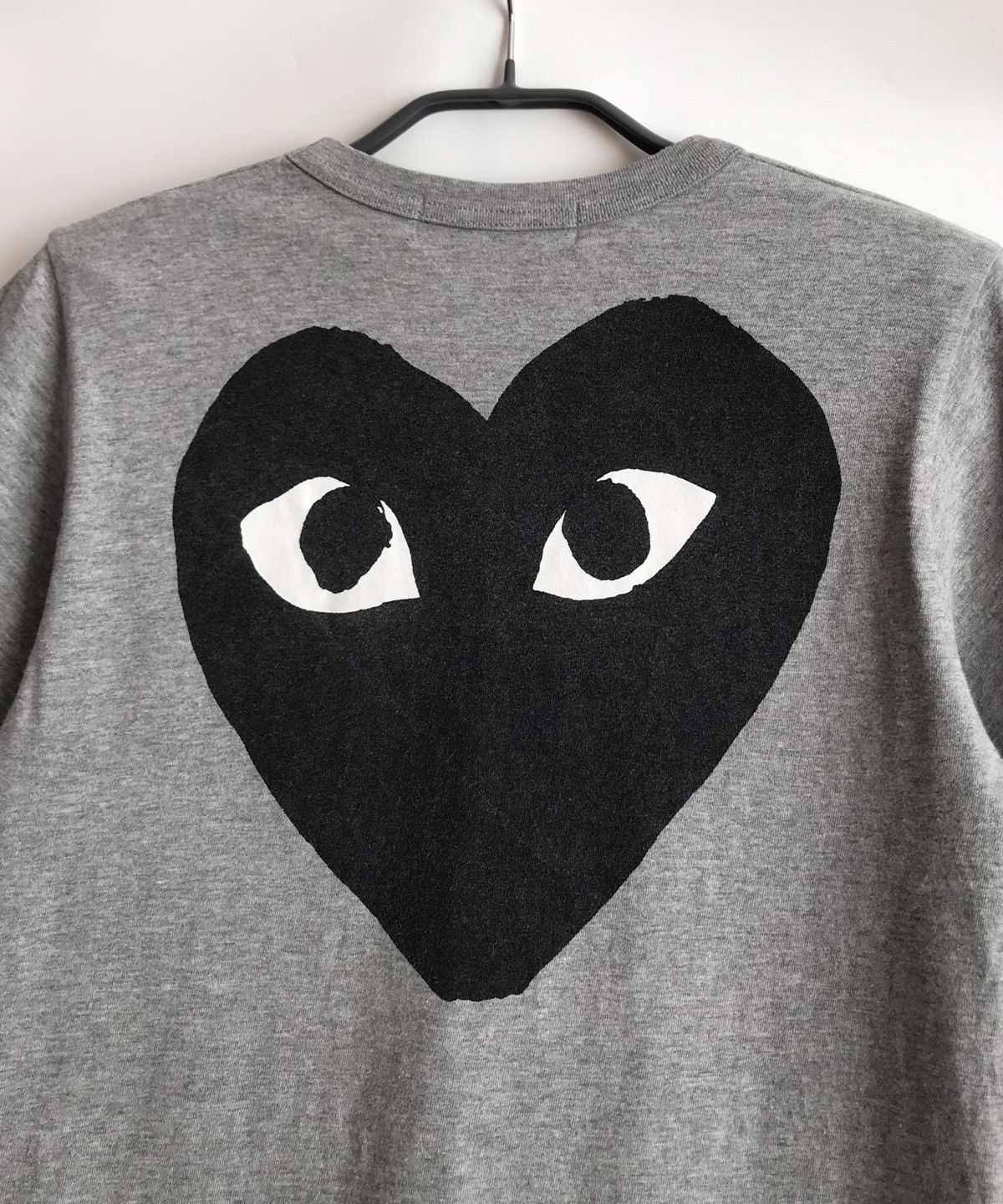 Comme des Garcons Play Comme des Garçons Tee Big Heart Womens Sz M Gray Size M / US 6-8 / IT 42-44 - 5 Thumbnail