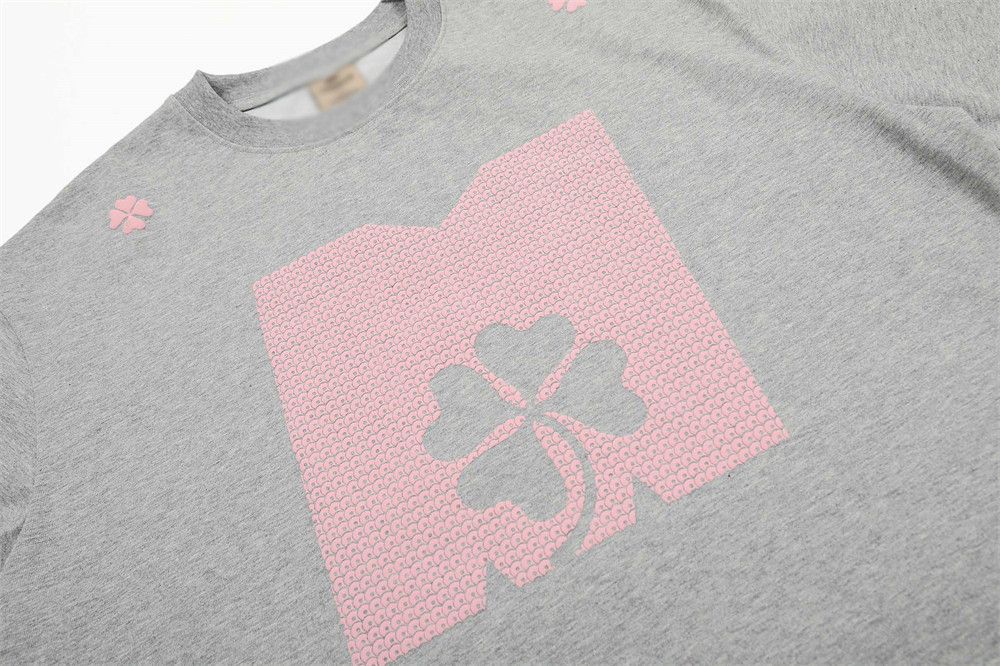 Japanese Brand × Vintage Four-leaf clover print casual short-sleeved tee Size US M / EU 48-50 / 2 - 3 Thumbnail