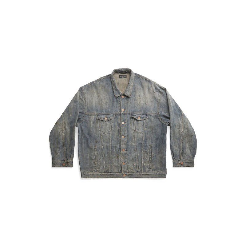 Balenciaga o1tr1nto1125 Strass Jacket in Blue Size S / US 4 / IT 40 - 1 Thumbnail