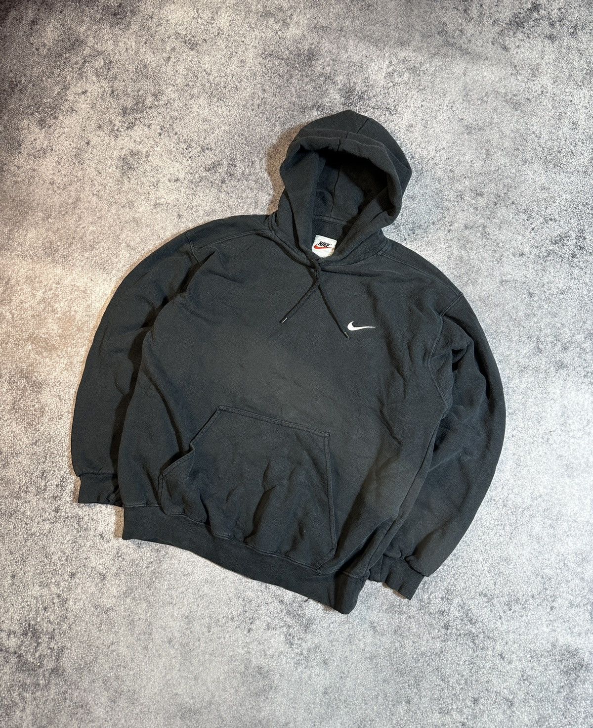 Nike × Vintage Y2K Vintage Nike Hoodie Swoosh Logo Streetwear Baggy USA M Size US M / EU 48-50 / 2 - 1 Thumbnail