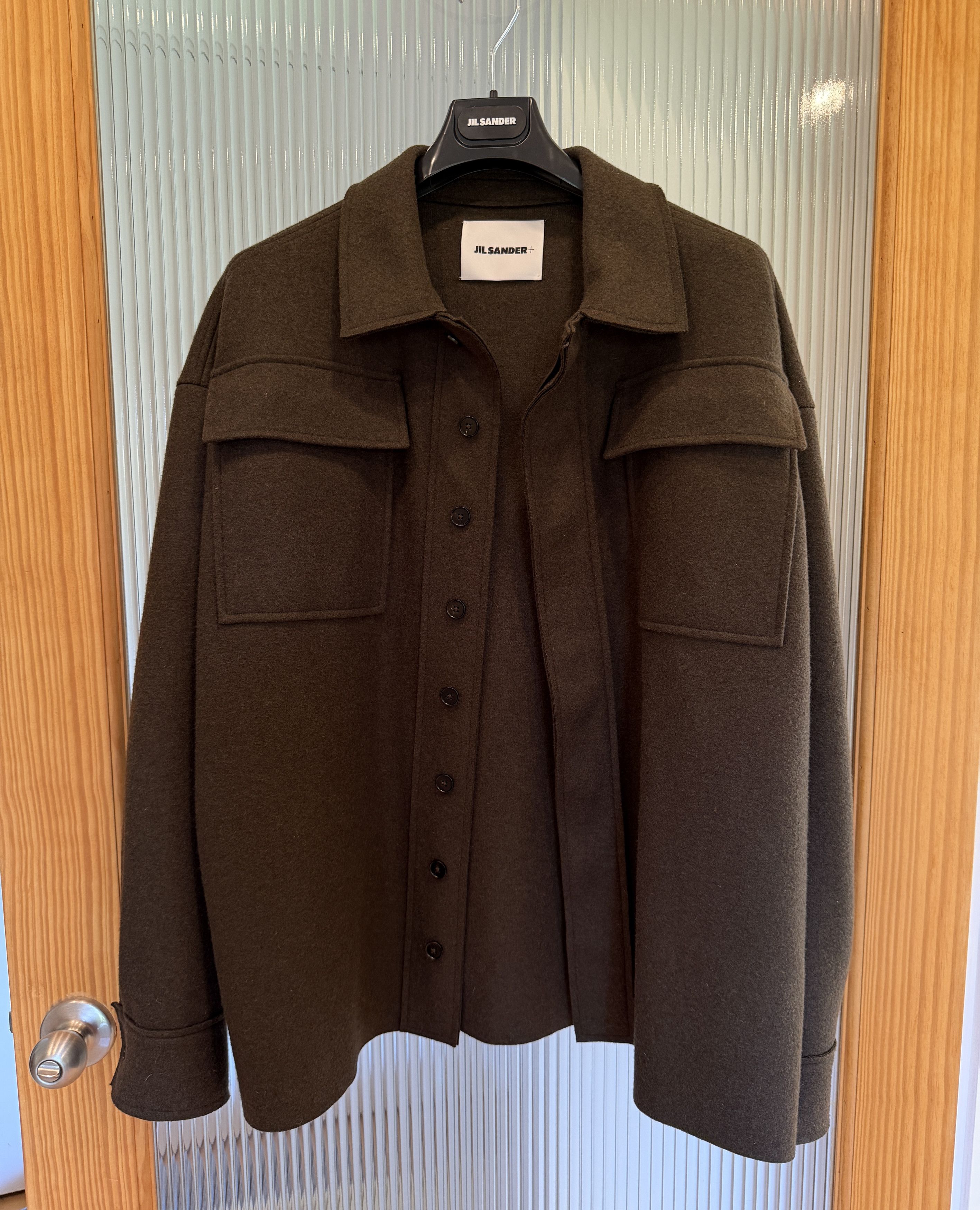 Jil Sander Pickle Double Face Compact Wool Shirt Size US S / EU 44-46 / 1 - 2 Thumbnail