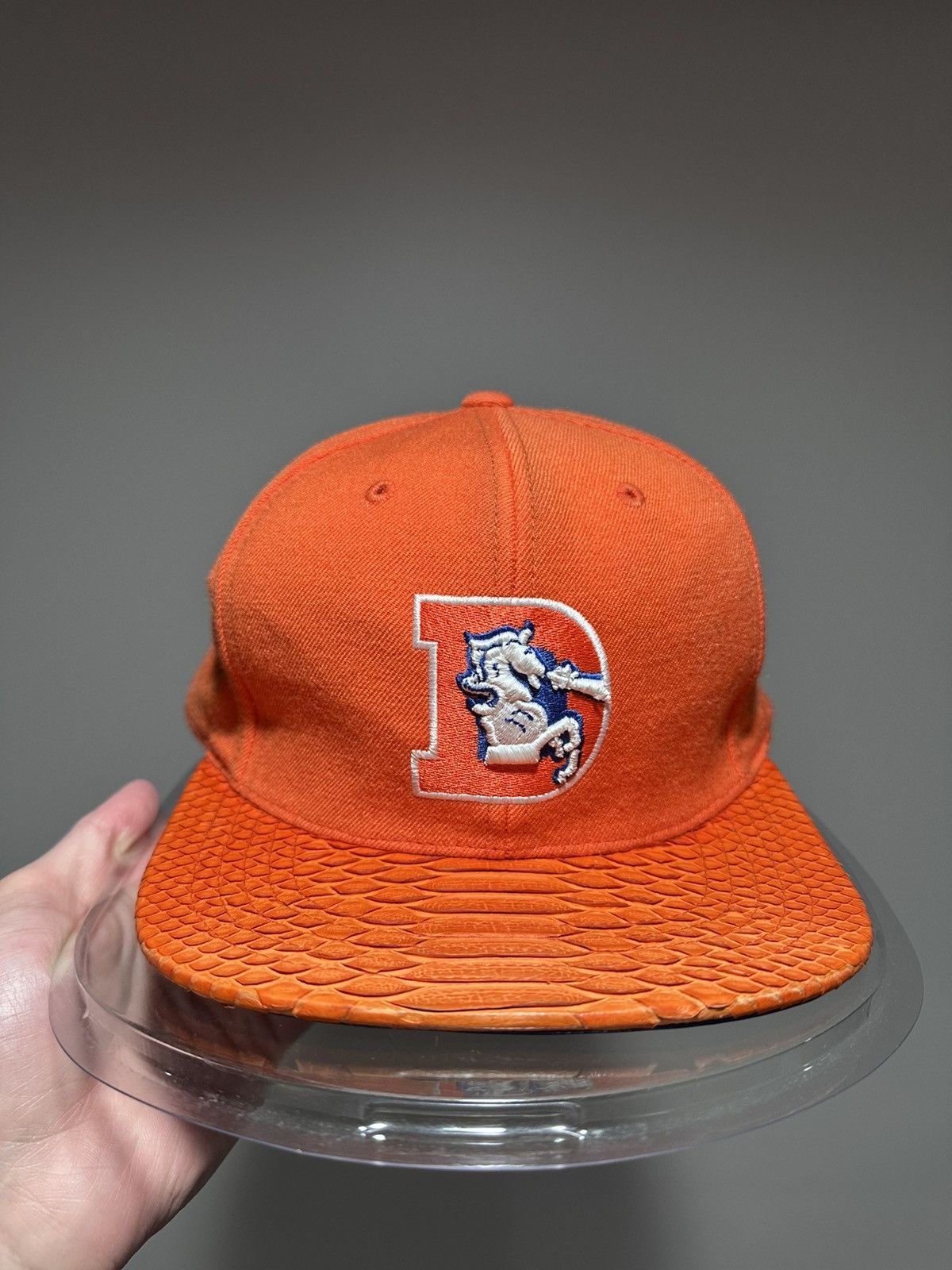 Just Don × Mitchell & Ness Just Don x Mitchell & Ness Denver Broncos Orange Python Hat Size ONE SIZE - 12 Thumbnail