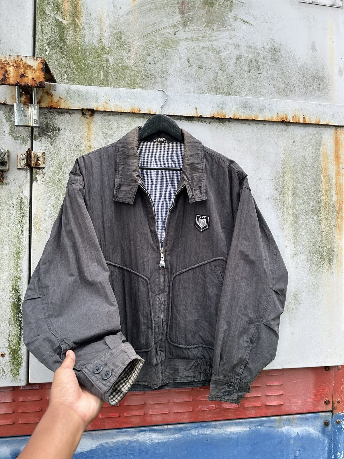 Vintage 👹THRASHED Faded Joslyn Art Museum Bomber Jacket Size US M / EU 48-50 / 2 - 6 Thumbnail