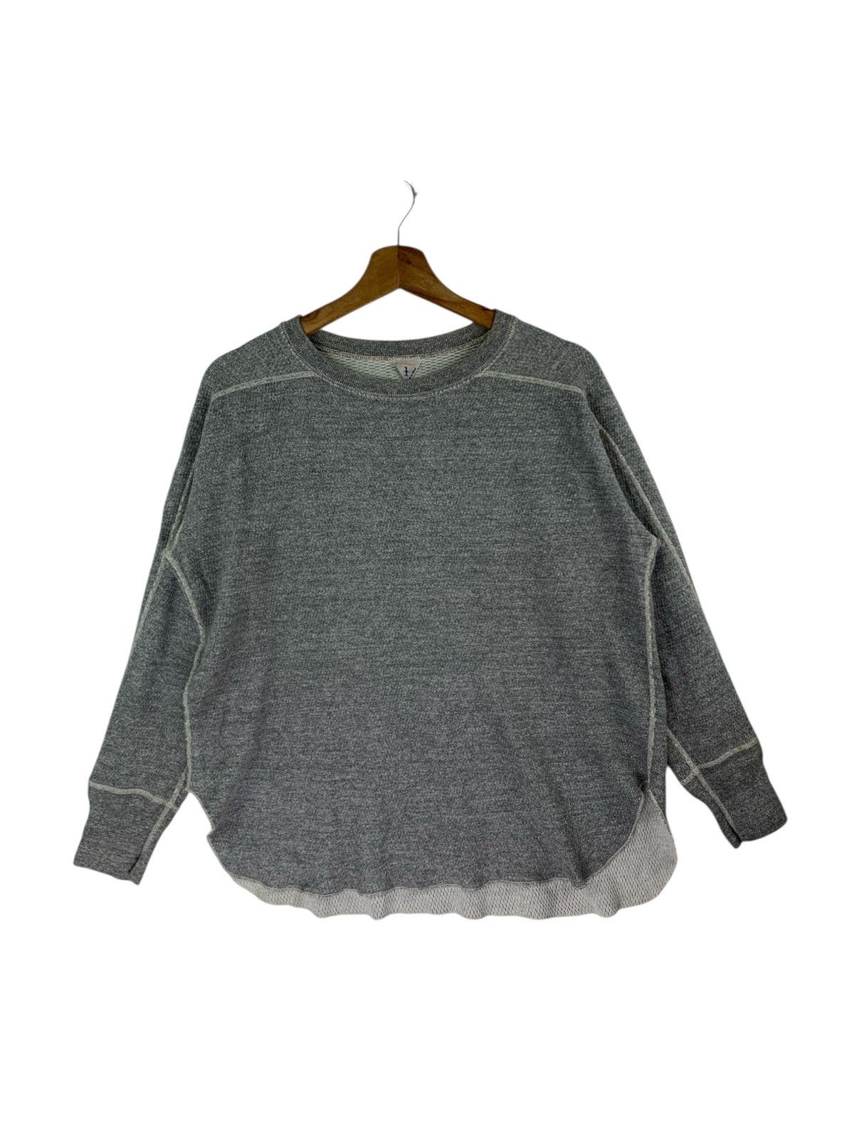 Japanese Brand Filo Melange Sweater Gray Colour Plain Design Size US M / EU 48-50 / 2 - 1 Thumbnail