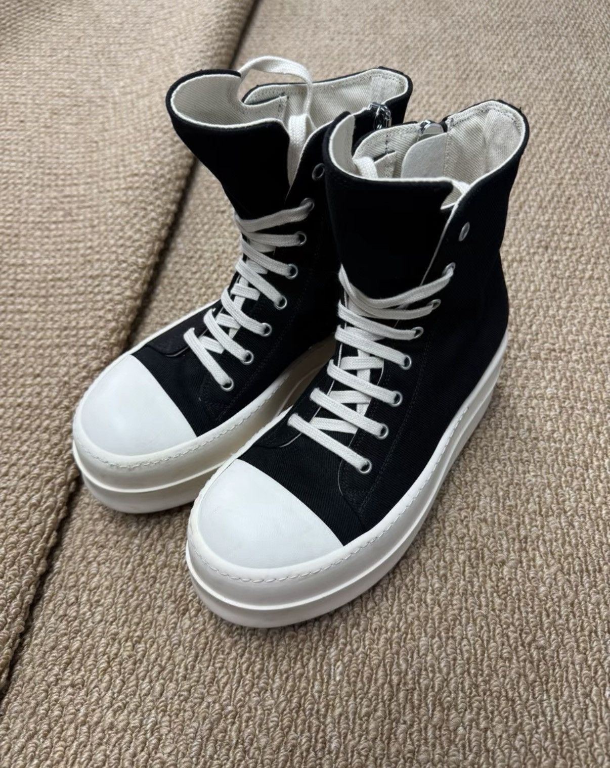 Rick Owens Rick Owens SS15 Mainline Sock Ramones Sneakers | Grailed