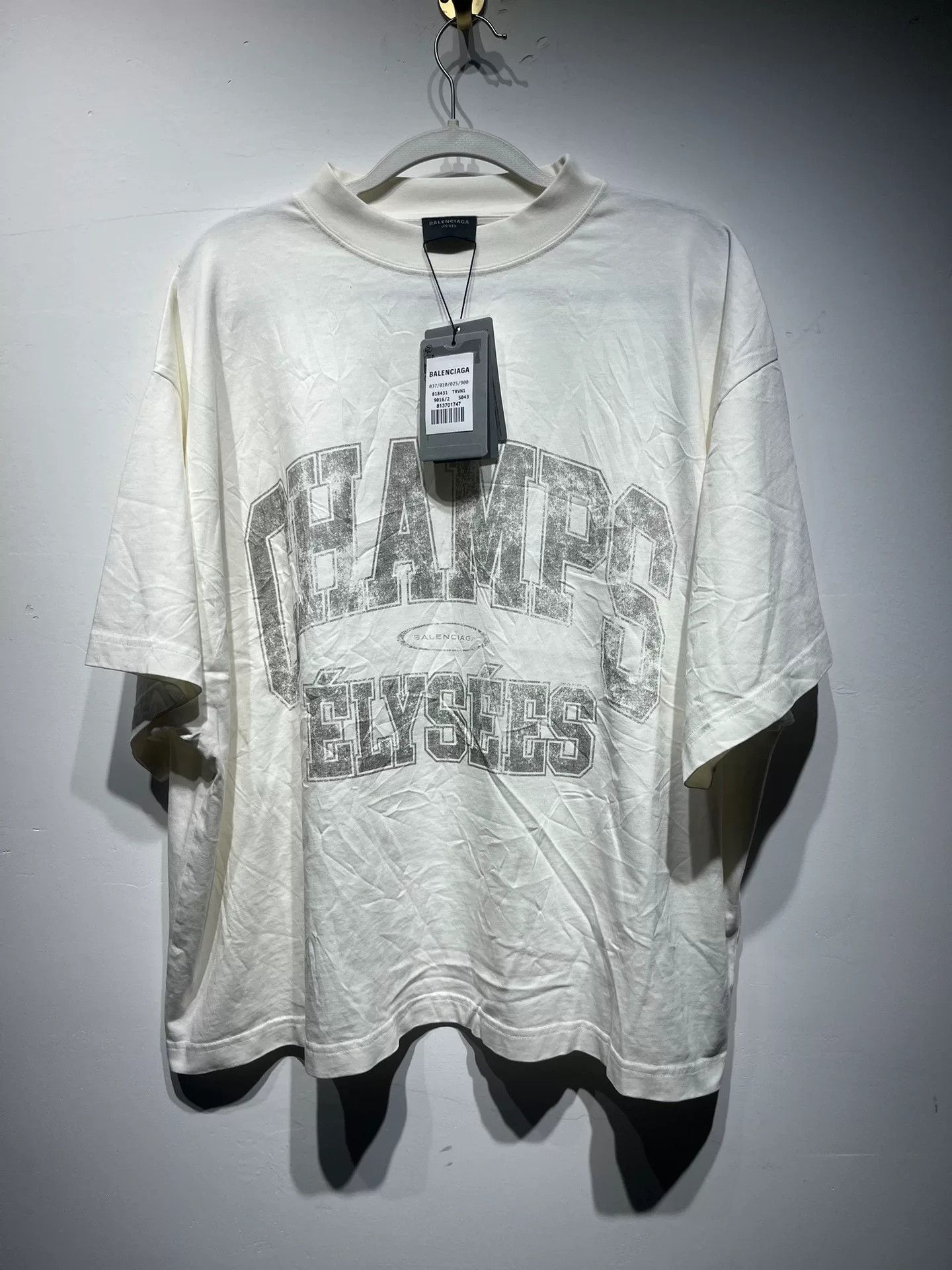 Balenciaga Balenciaga Casual Printed White T-Shirt 2 Men Size US XS / EU 42 / 0 - 1 Thumbnail