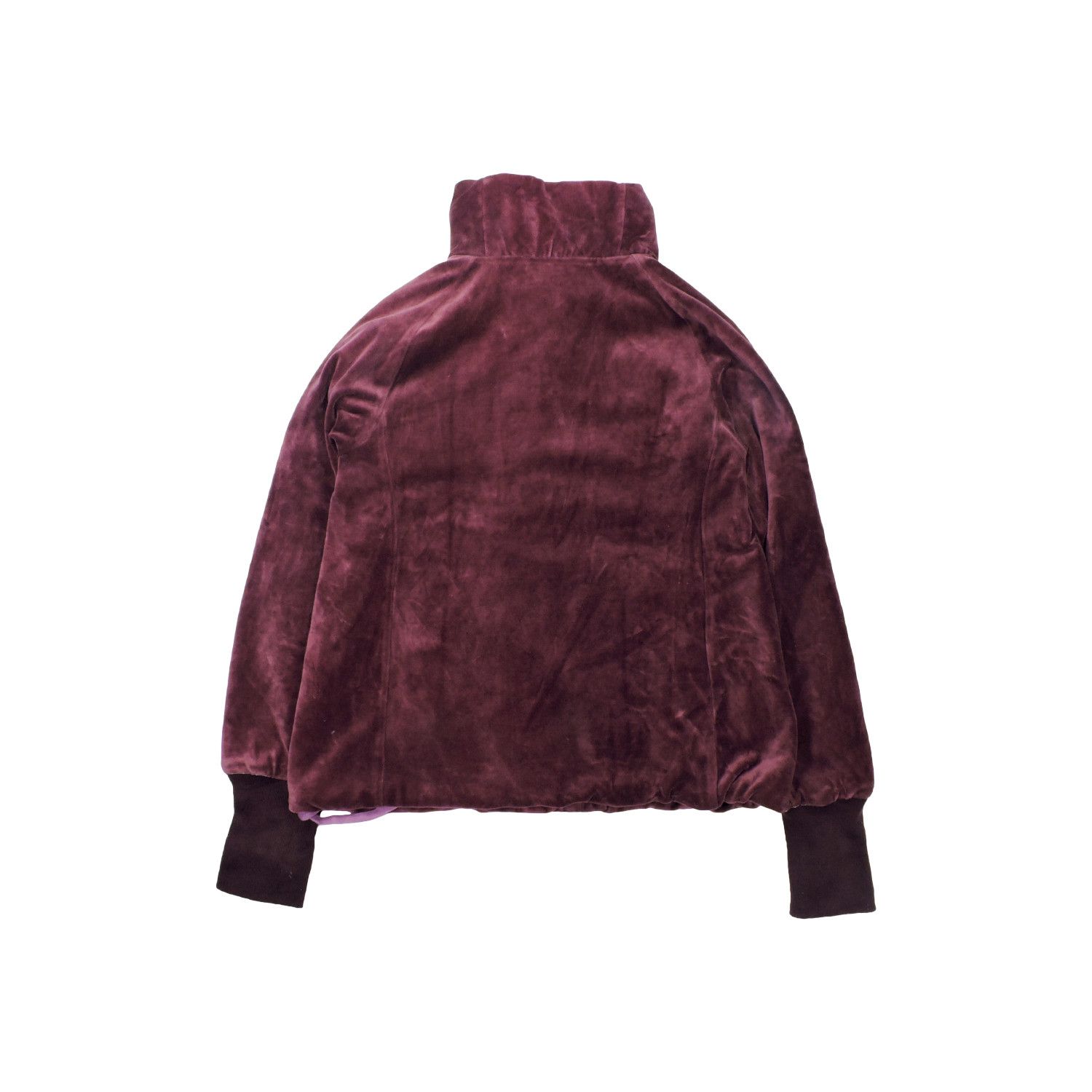 Nike 00’S NIKE WINTER VELVET MAROON JACKET Size M / US 6-8 / IT 42-44 - 2 Thumbnail