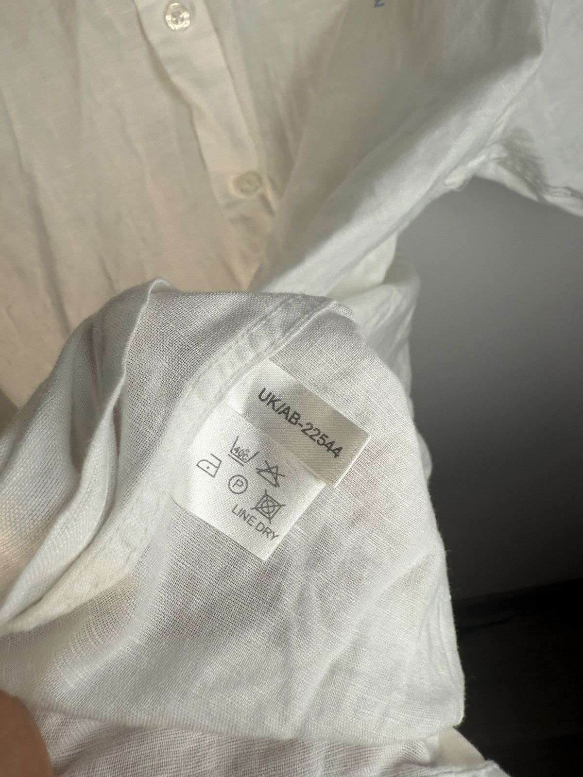 Yves Saint Laurent Linen YSL Shirt White Summer Size US L / EU 52-54 / 3 - 10 Thumbnail