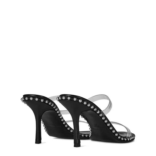 Alexander Wang o1g2r1mq0824 Mules in Black Size US 8 / IT 38 - 4 Thumbnail