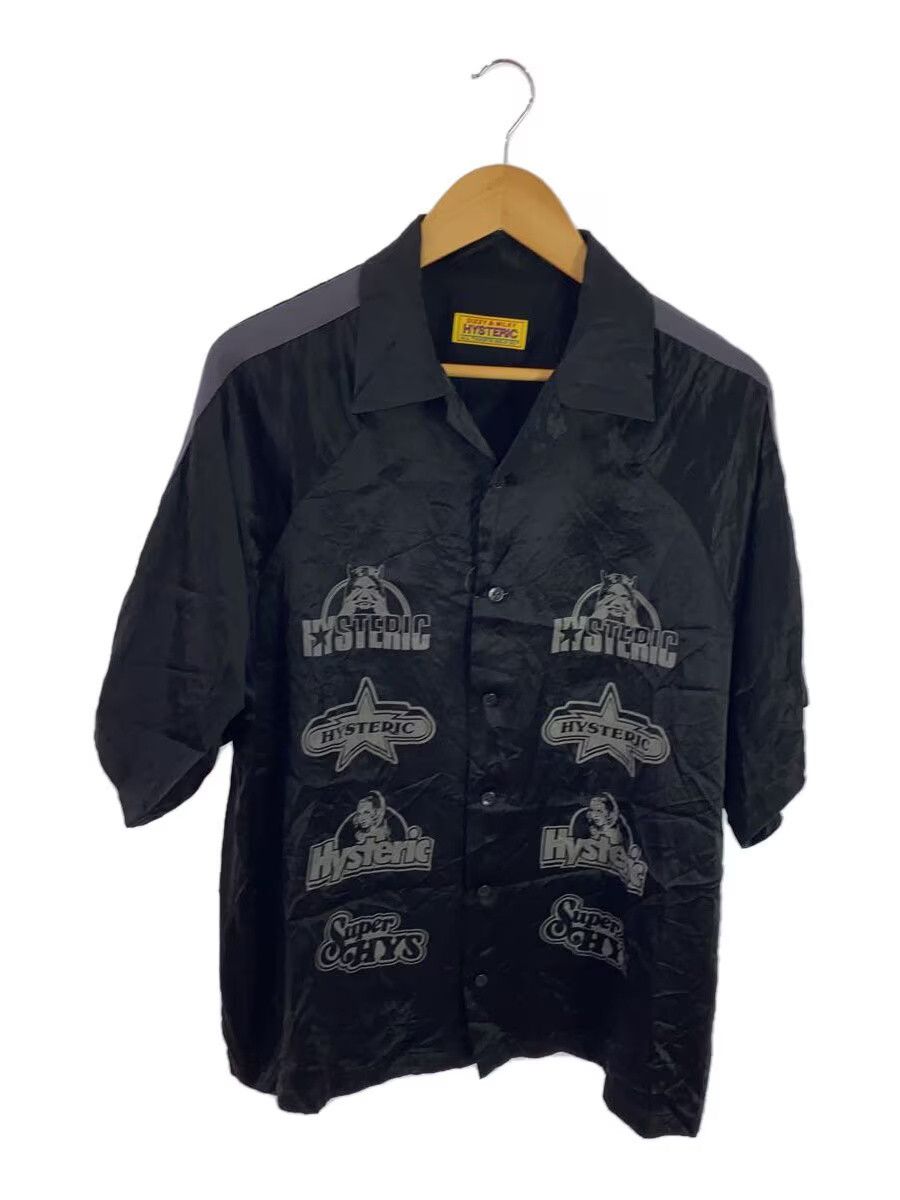 Hysteric Glamour Hysteric Glamour Hys Logo Line Open Collar Shirt Black Size US S / EU 44-46 / 1 - 1 Thumbnail