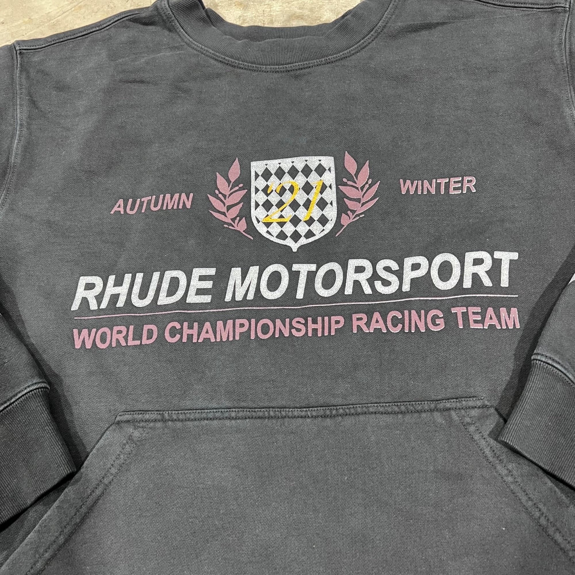 Rhude NEW RHUDE MOTORSPORTS CREWNECK SWEATSHIRT SZ MEDIUM Size US M / EU 48-50 / 2 - 3 Thumbnail