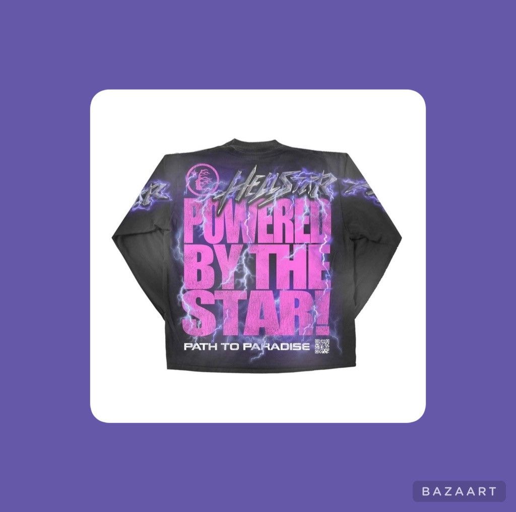 HELLSTAR HELLSTAR Powered By The Star Brain Helmet Longsleeve Small ...