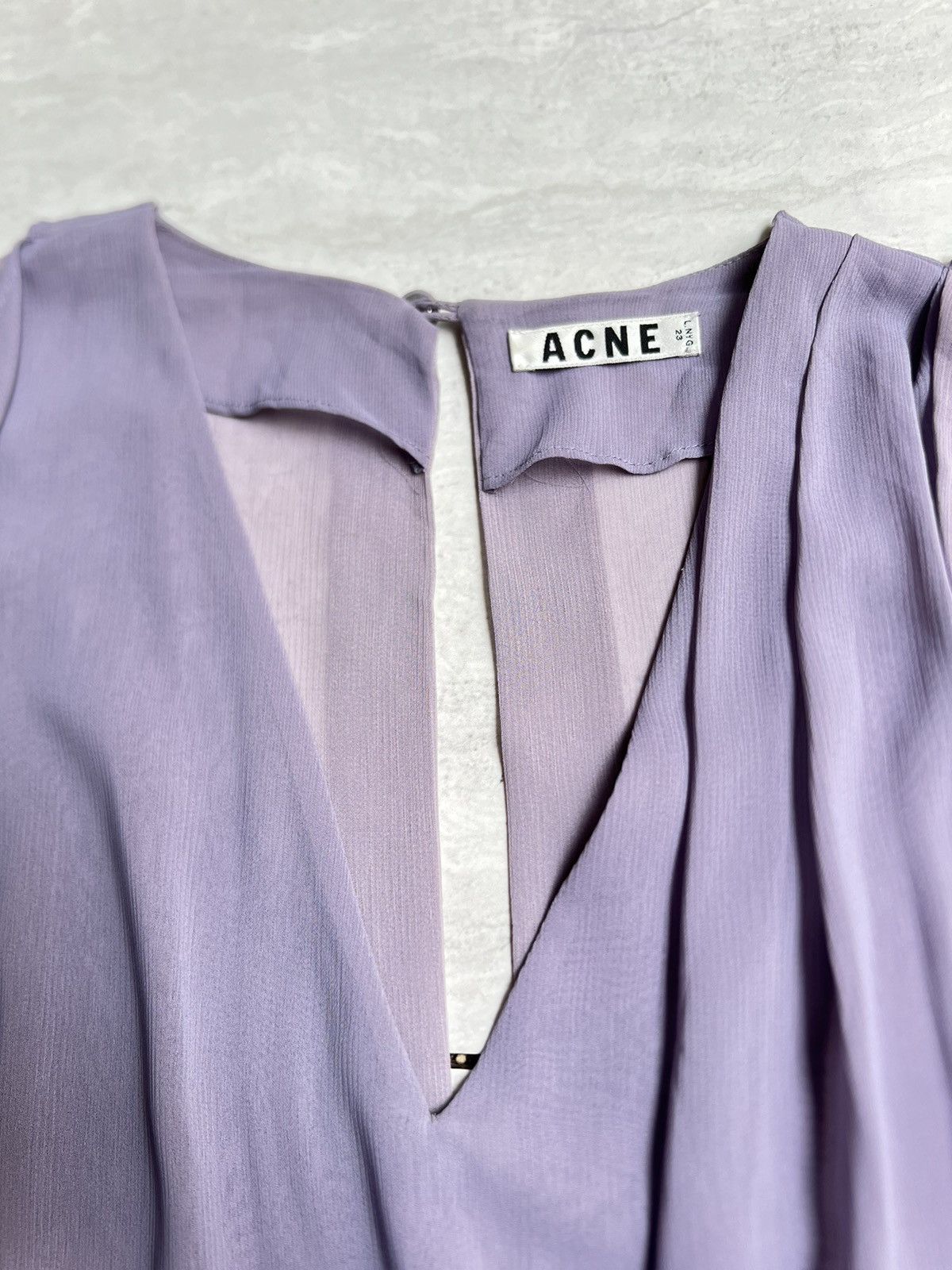 Acne Studios ACNE Purple Midi Dress Size S / US 4 / IT 40 - 10 Thumbnail