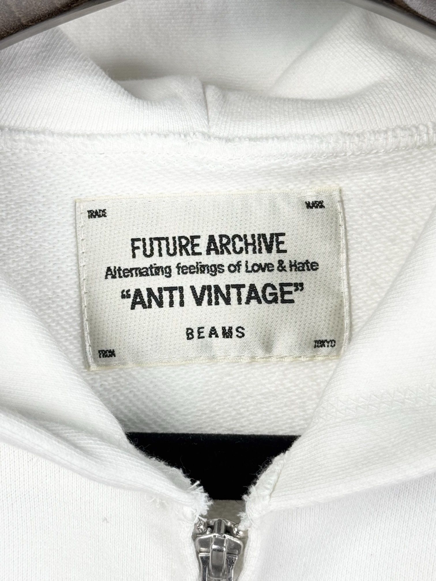 Japanese Brand UNWORN* BEAMS FUTURE ARCHIVE / Skeleton Sweat Zip Hoodie Size US S / EU 44-46 / 1 - 5 Thumbnail