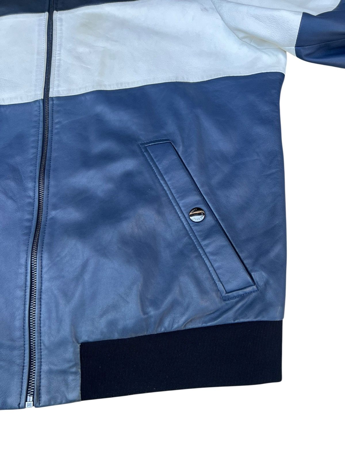 Hugo Boss Fall 2018 Hugo Boss Nappa Lamb Leather Bomber Jacket Size US L / EU 52-54 / 3 - 11 Thumbnail