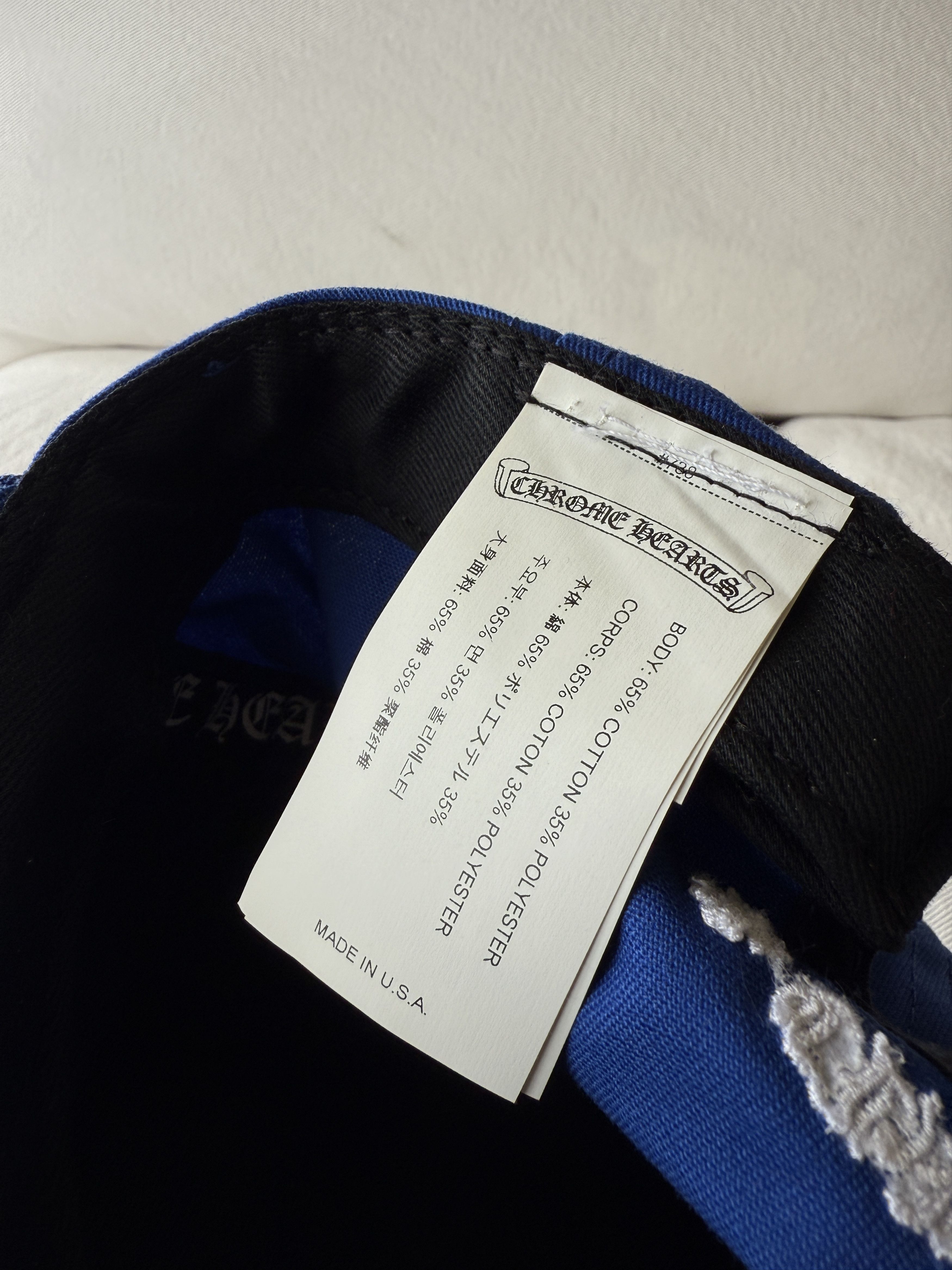 Chrome Hearts Chrome Hearts Blue CH Trucker Hat Size ONE SIZE - 11 Thumbnail
