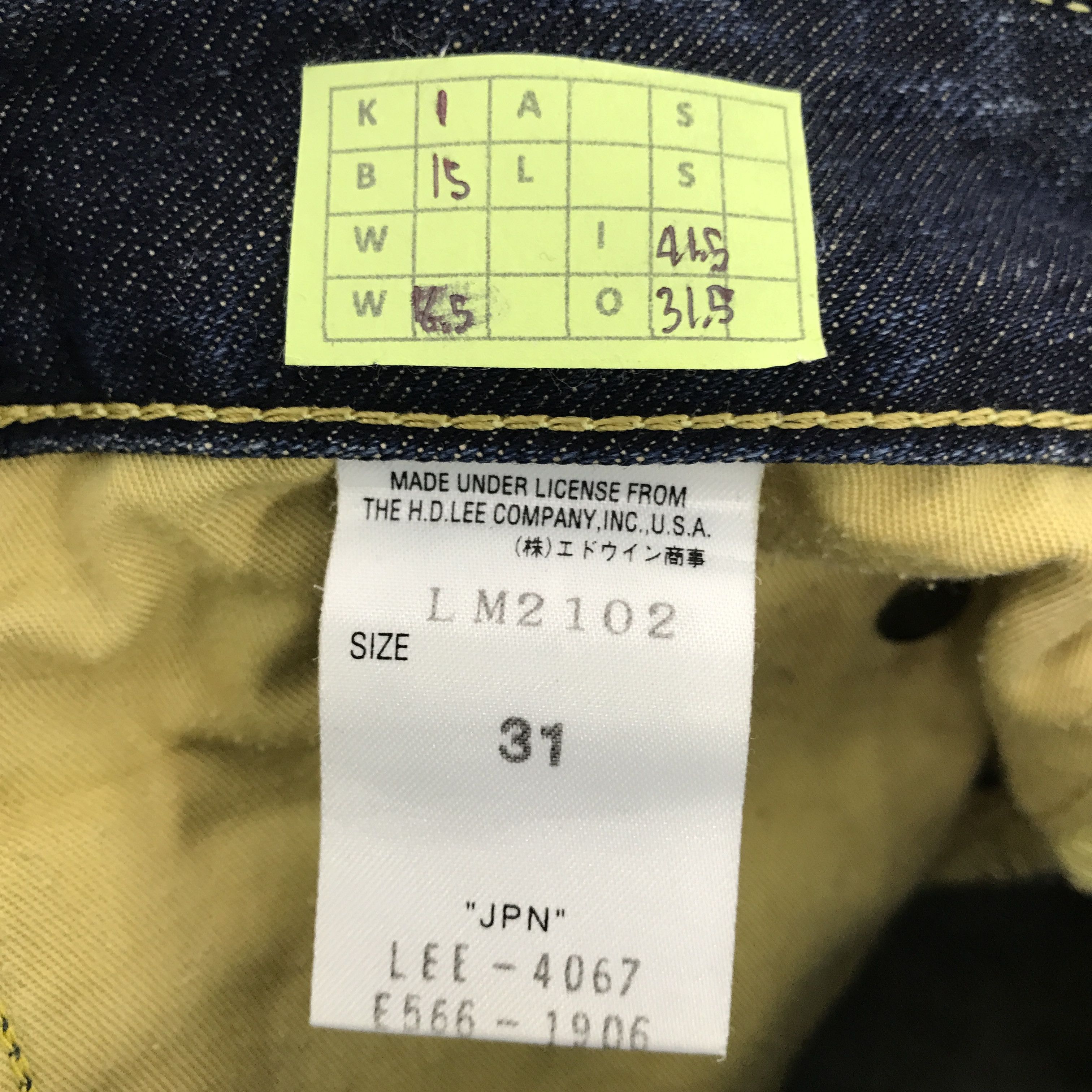 Japanese Brand × Lee × Vintage Vintage Gold Label Lee Riders Distressed Bootcut Jeans Size US 31 - 9 Thumbnail