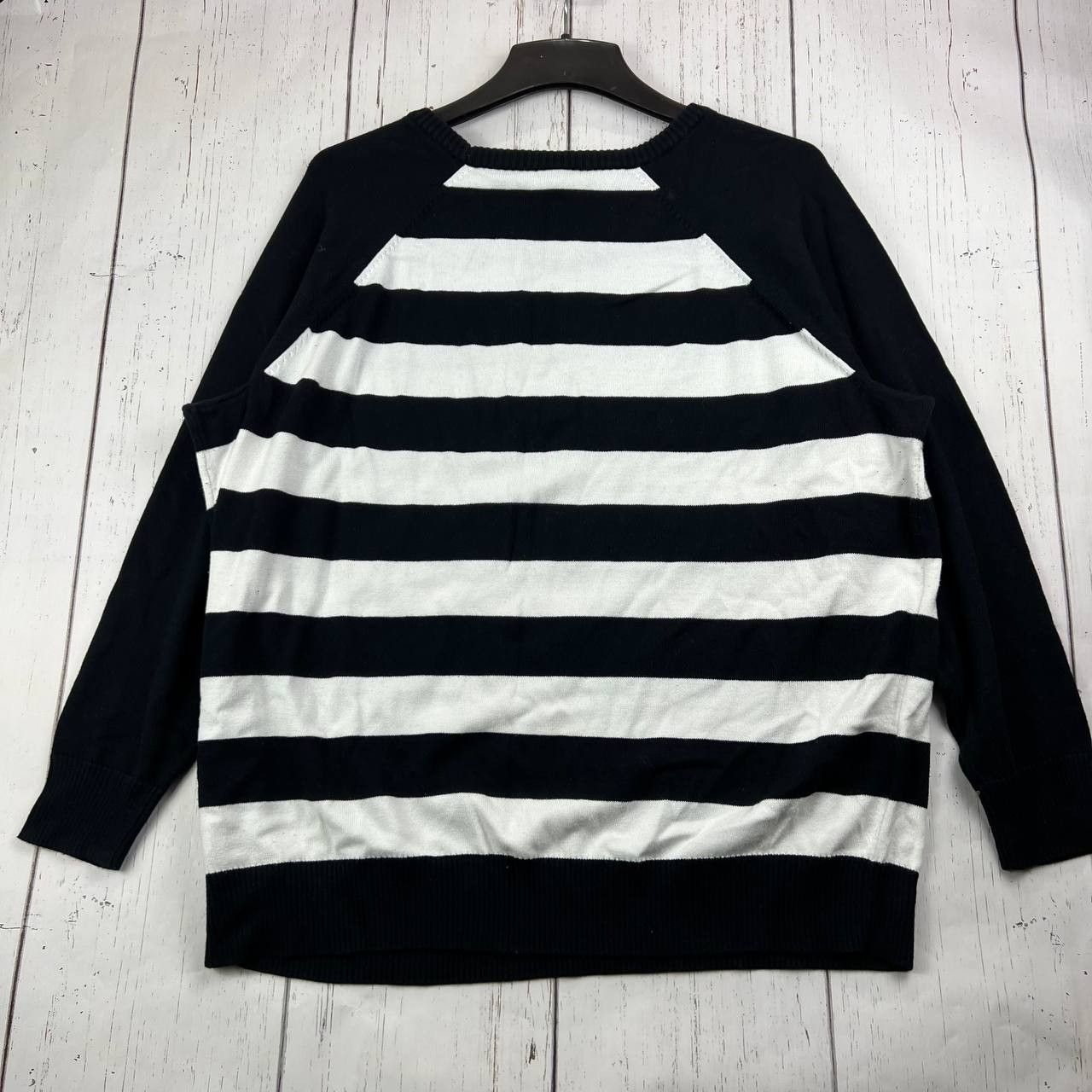 Torrid Skull Logo Striped 3 Torrid Long Sleeve Sweatshirt Women Size ONE SIZE - 2 Thumbnail