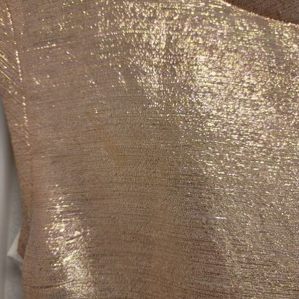 Maje Maje Metallic Gold Blouse Size M / US 6-8 / IT 42-44 - 6 Thumbnail