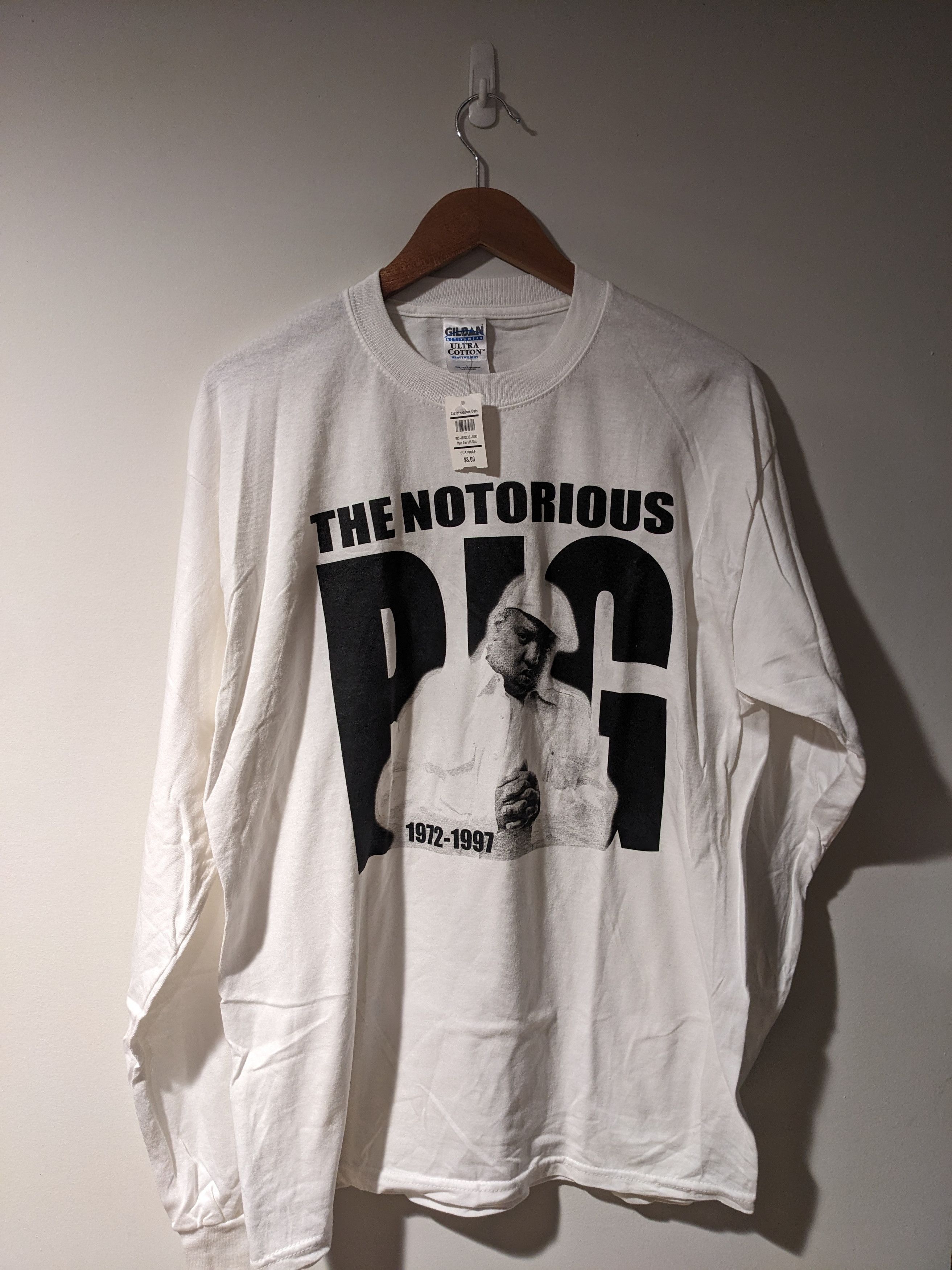 Rap Tees × Vintage Vintage 1997 The Notorious B.I.G. Memorial Long-Sleeve Size US L / EU 52-54 / 3 - 1 Thumbnail