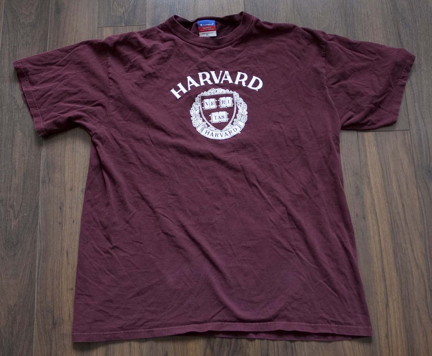 Champion Harvard University T Shirt Size XL Champion Size US XL / EU 56 / 4 - 1 Thumbnail