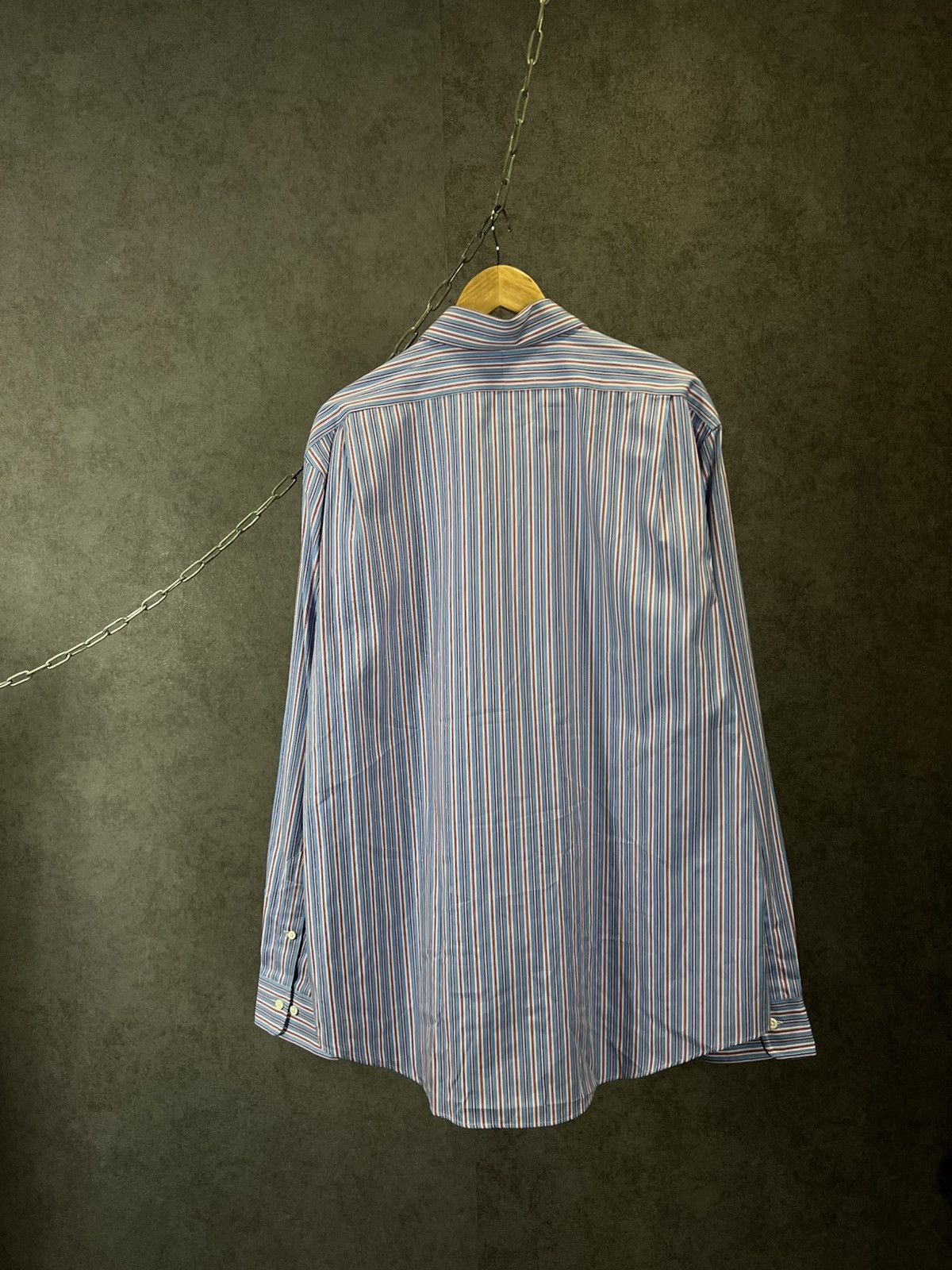 Polo Ralph Lauren Polo Ralph Lauren Regent vintage designer striped shirt Size US XL / EU 56 / 4 - 5 Thumbnail