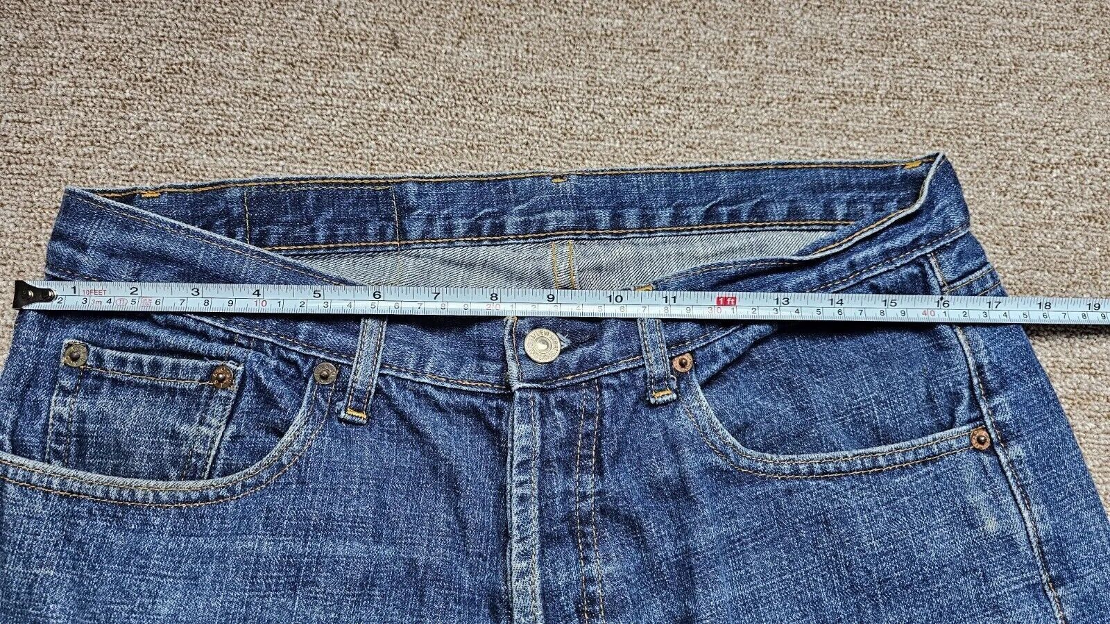 Levi's Vintage Clothing Vintage 80s Levi's 501 XX Jeans Made in USA Cropped W34 Size US 34 / EU 50 - 9 Thumbnail
