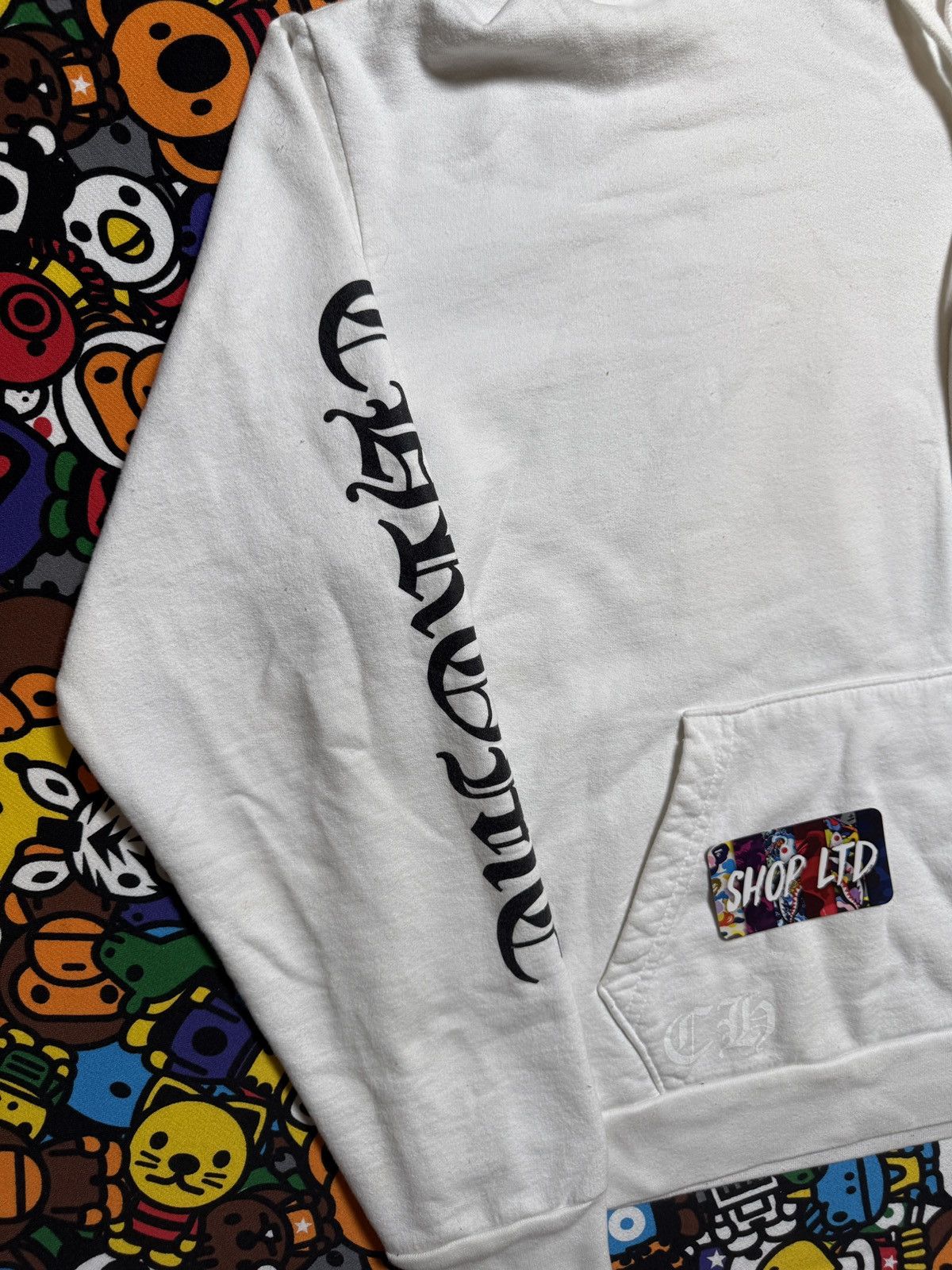 Chrome Hearts Chrome Hearts White Script Pullover Hoodie Size US S / EU 44-46 / 1 - 4 Thumbnail