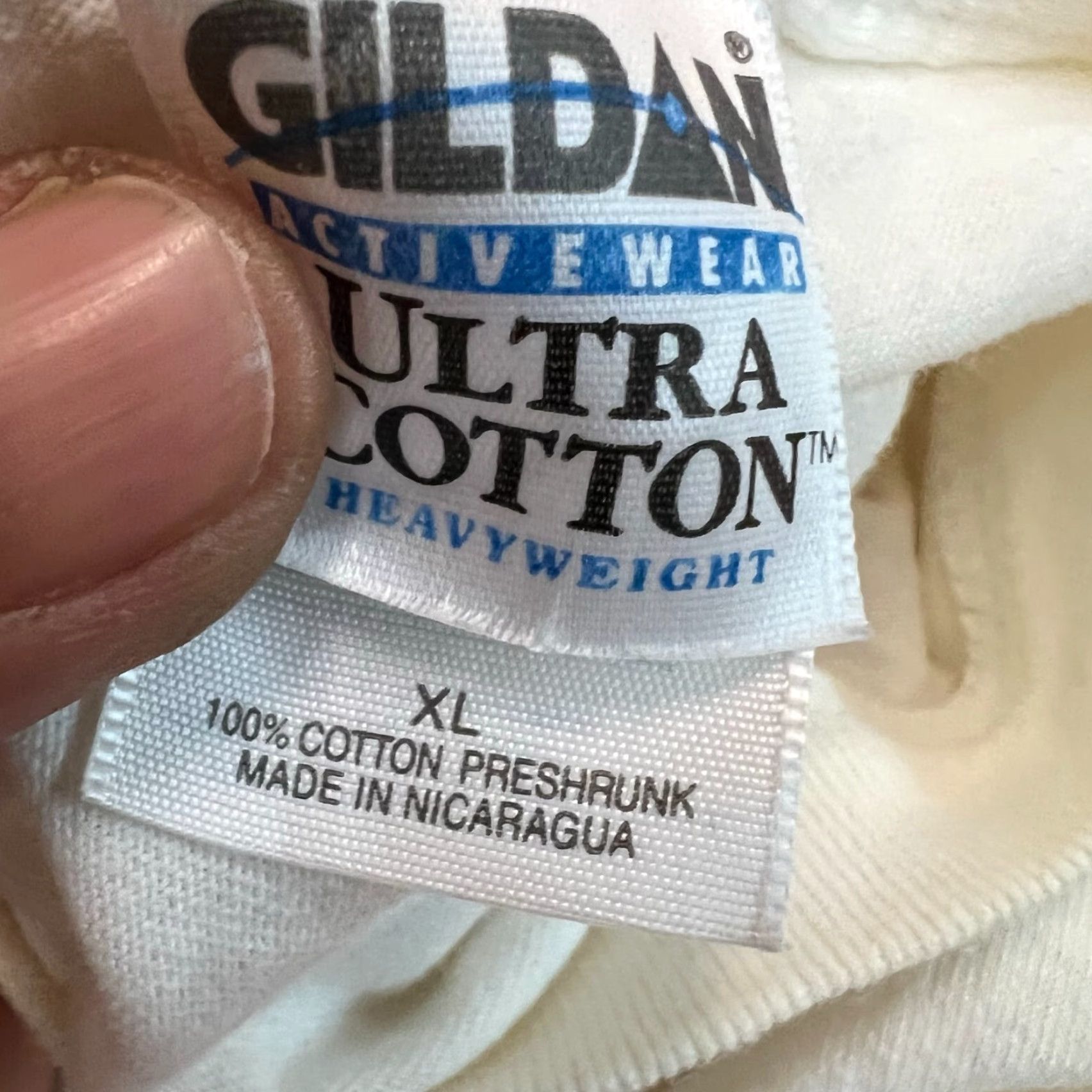 Gildan VINTAGE Nice Rack T Shirt Adult XL White Hunting Graphic Distressed Gildan Ultra Men Short Sleeve Crew Neck Cotton Shirt - 100% GENUINE USA SELLER Size US XL / EU 56 / 4 - 5 Thumbnail