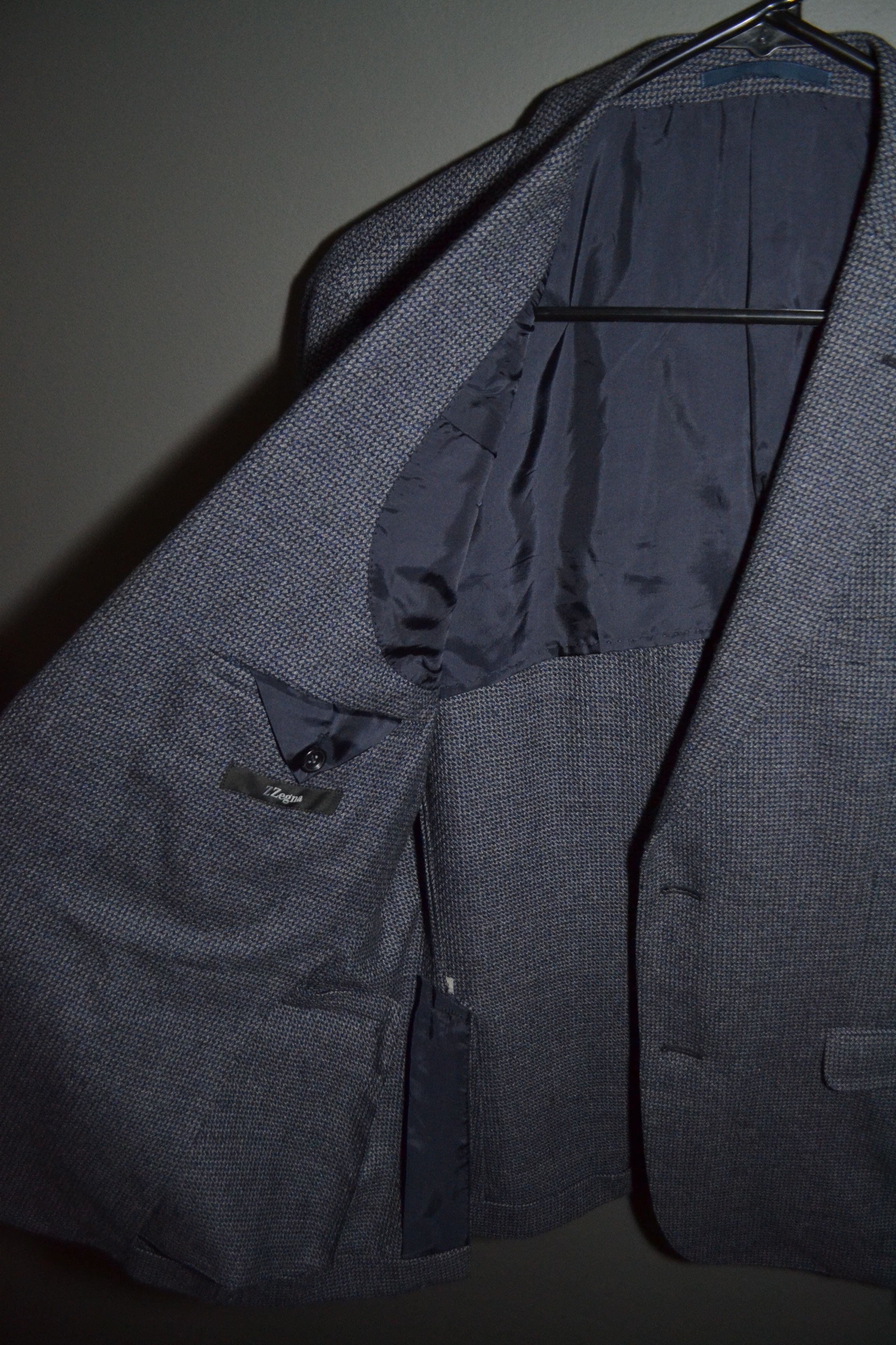 Z Zegna Ermenegildo Zegna Drop 8 Deco Wool Blazer Jacket Size US M / EU 48-50 / 2 - 8 Thumbnail