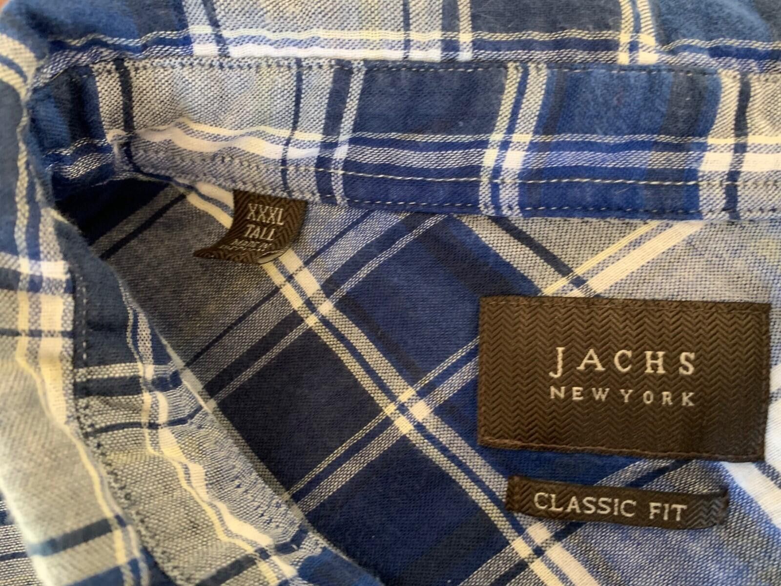 Michael Jackson Men's 3XL Tall Jachs New York Classic Fit Thick Fabric Shirt Size US XXL / EU 58 / 5 - 3 Thumbnail