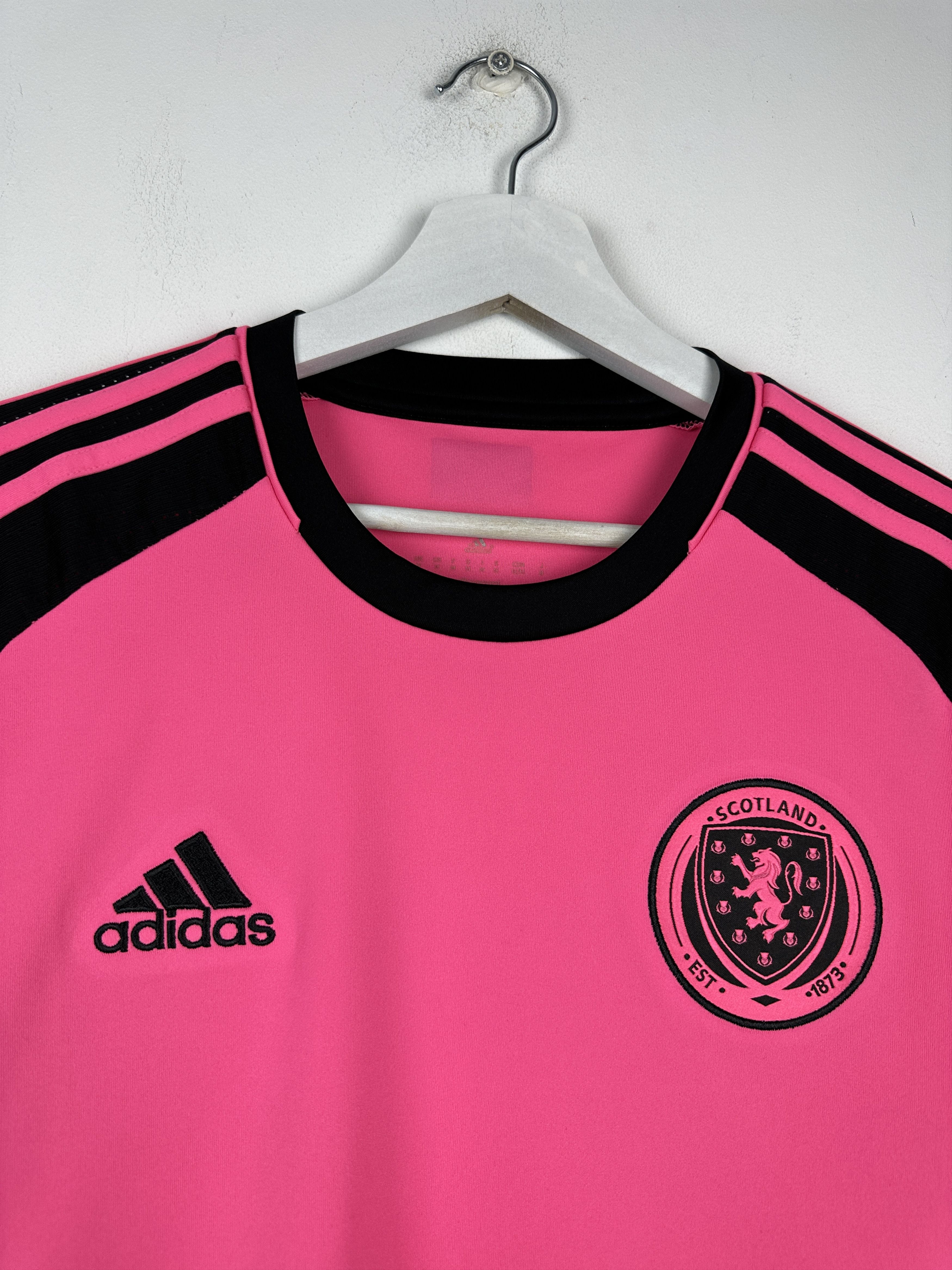 Adidas Scotland Team 2016 Away Soccer Jersey Football Shirt Size US M / EU 48-50 / 2 - 3 Thumbnail