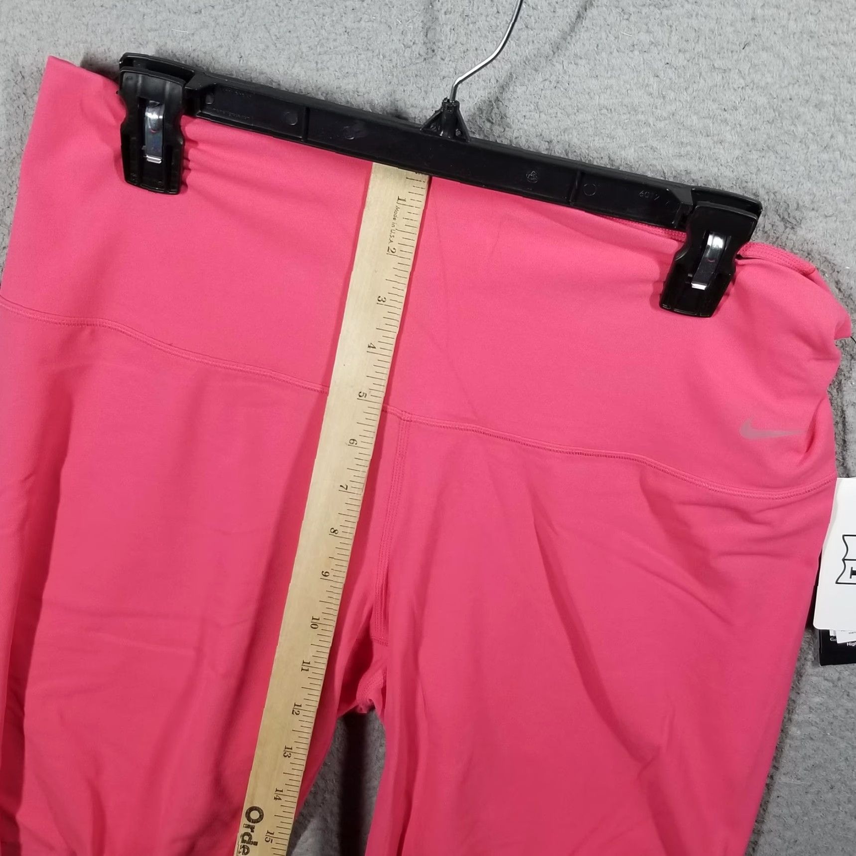 Nike Nike Women’s XL Pink High-Waisted 8" Biker Shorts Activewear Gym Running Training Size 40" / US 18 - 6 Thumbnail