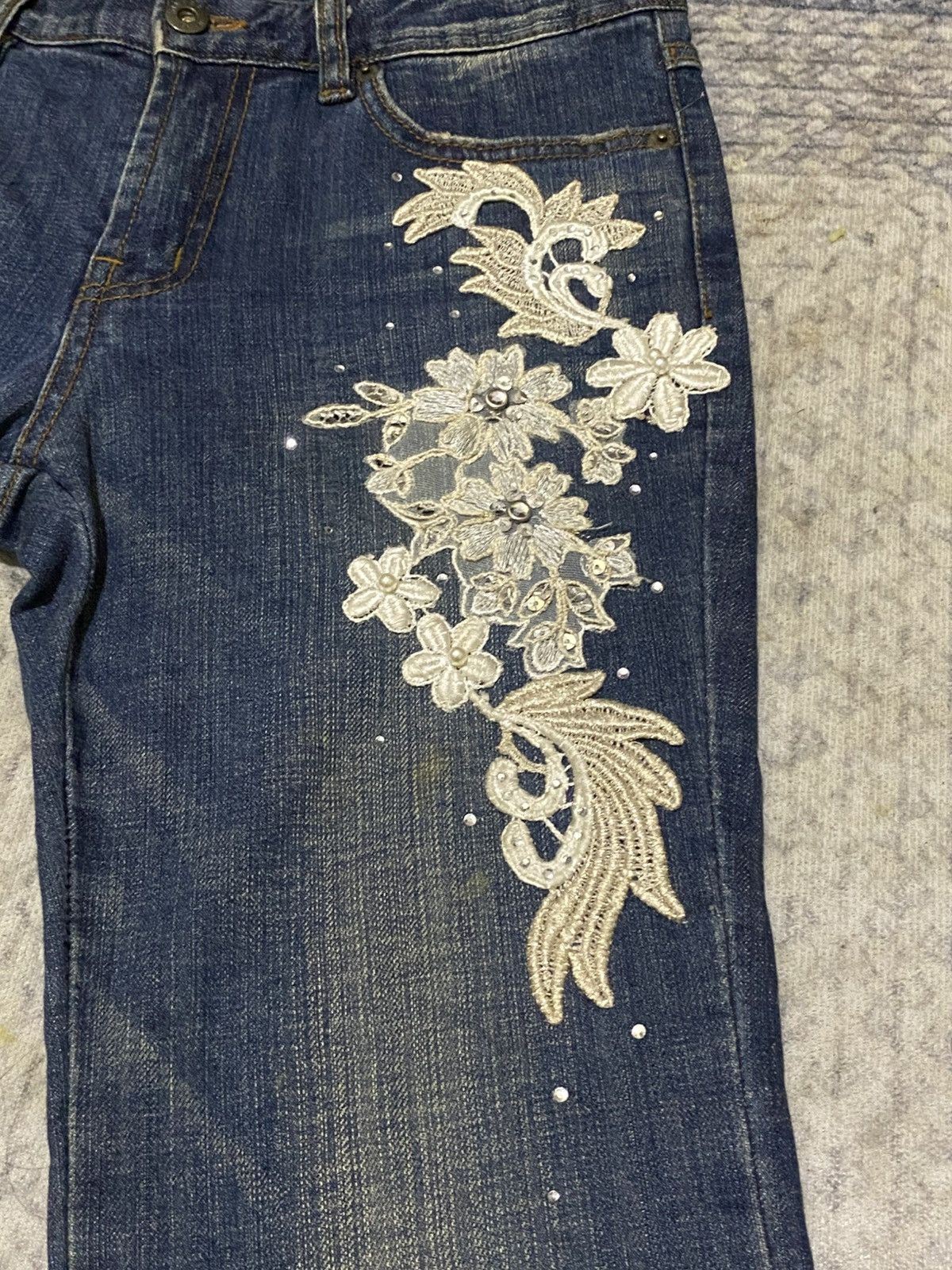 Hysteric Glamour × Japanese Brand TANTRA EMBODIED FLARED JEANS Size 28" / US 6 / IT 42 - 4 Thumbnail