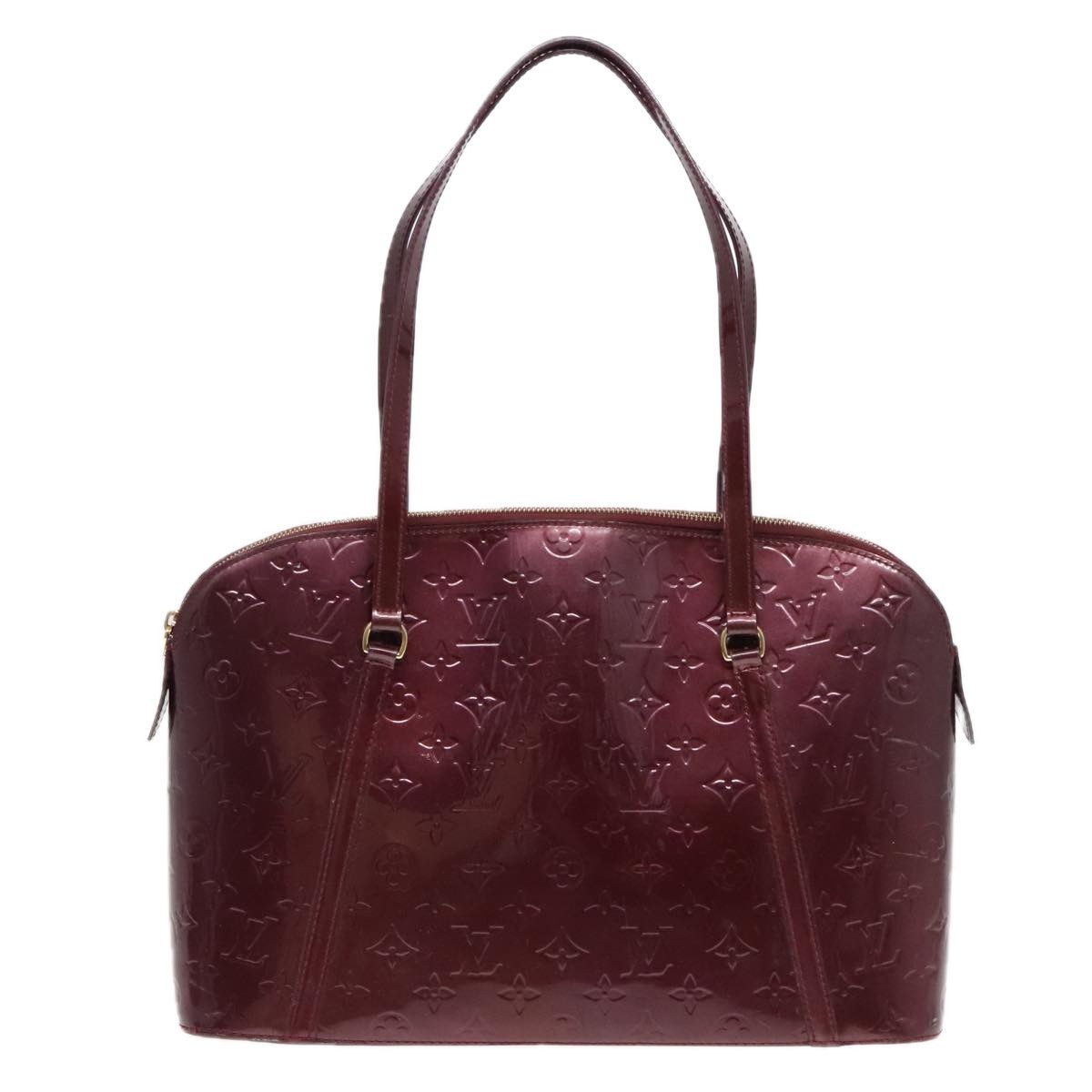 Louis Vuitton Avalon Burgundy Patent Leather Handbag (Pre-Owned) Size ONE SIZE - 1 Thumbnail