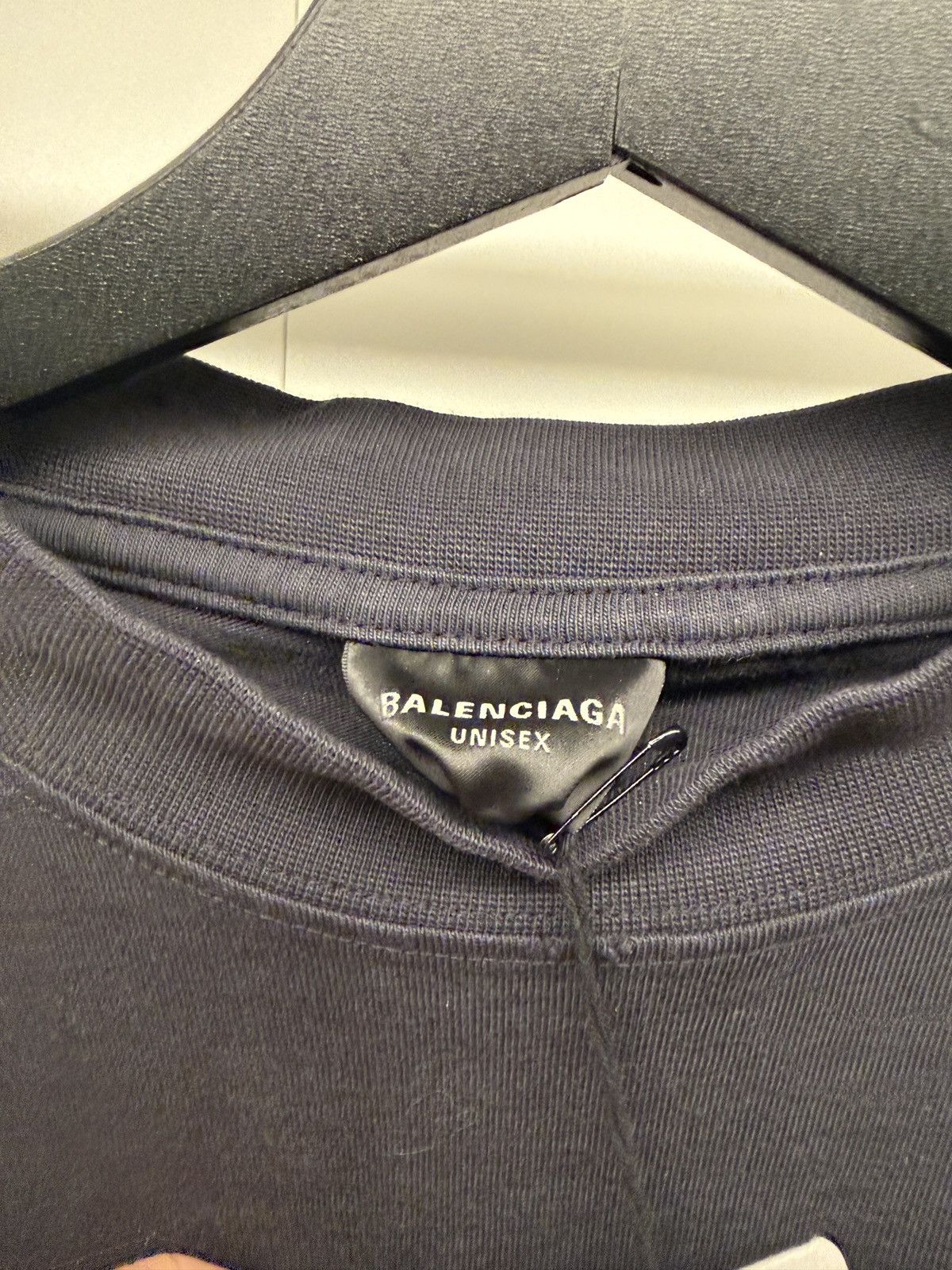 Balenciaga Balenciaga be Kind faded black T-shirt Size US L / EU 52-54 / 3 - 4 Thumbnail