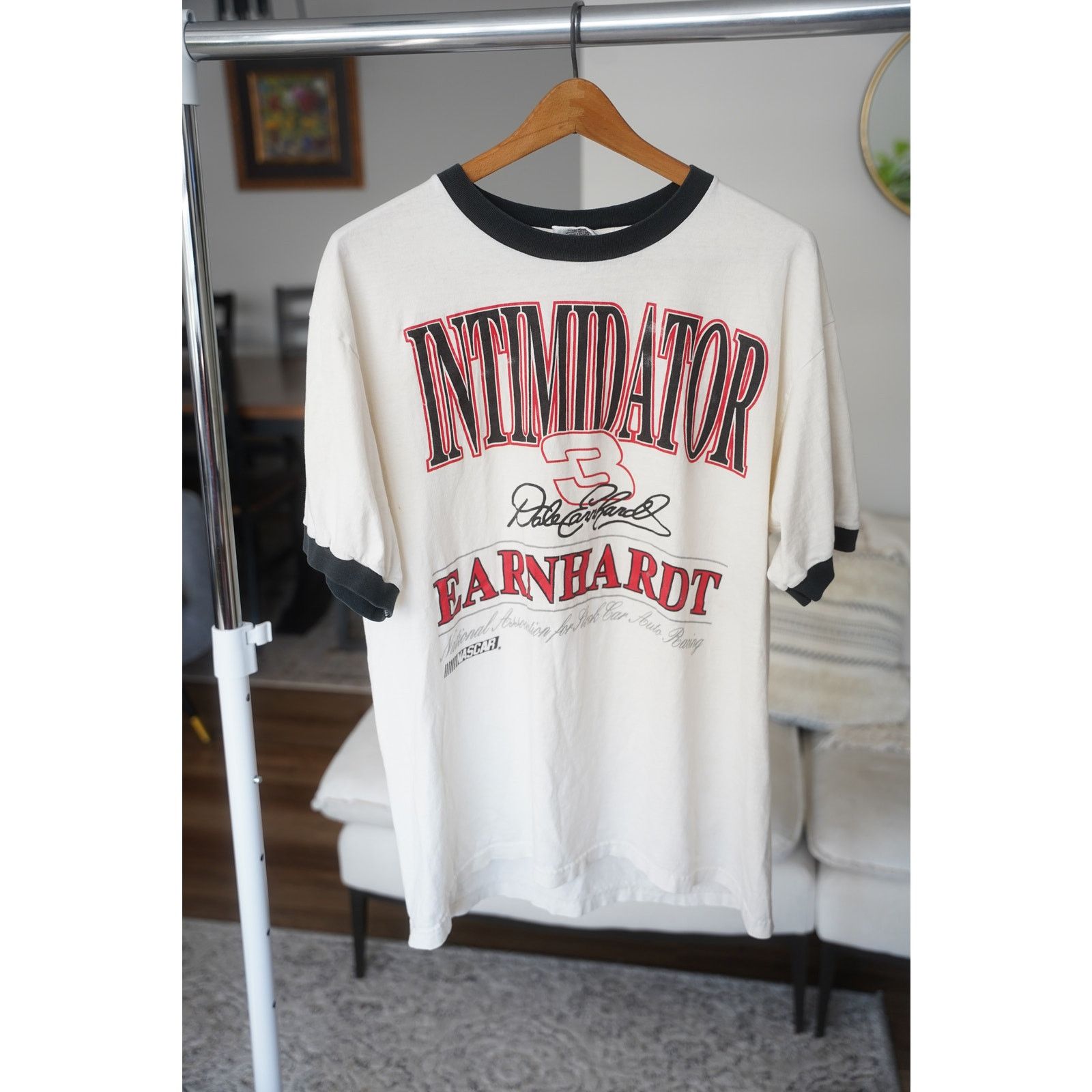 Chase Authentics Intimidator NASCAR Ringer T-Shirt Chase Authentics Made USA Size US L / EU 52-54 / 3 - 2 Thumbnail