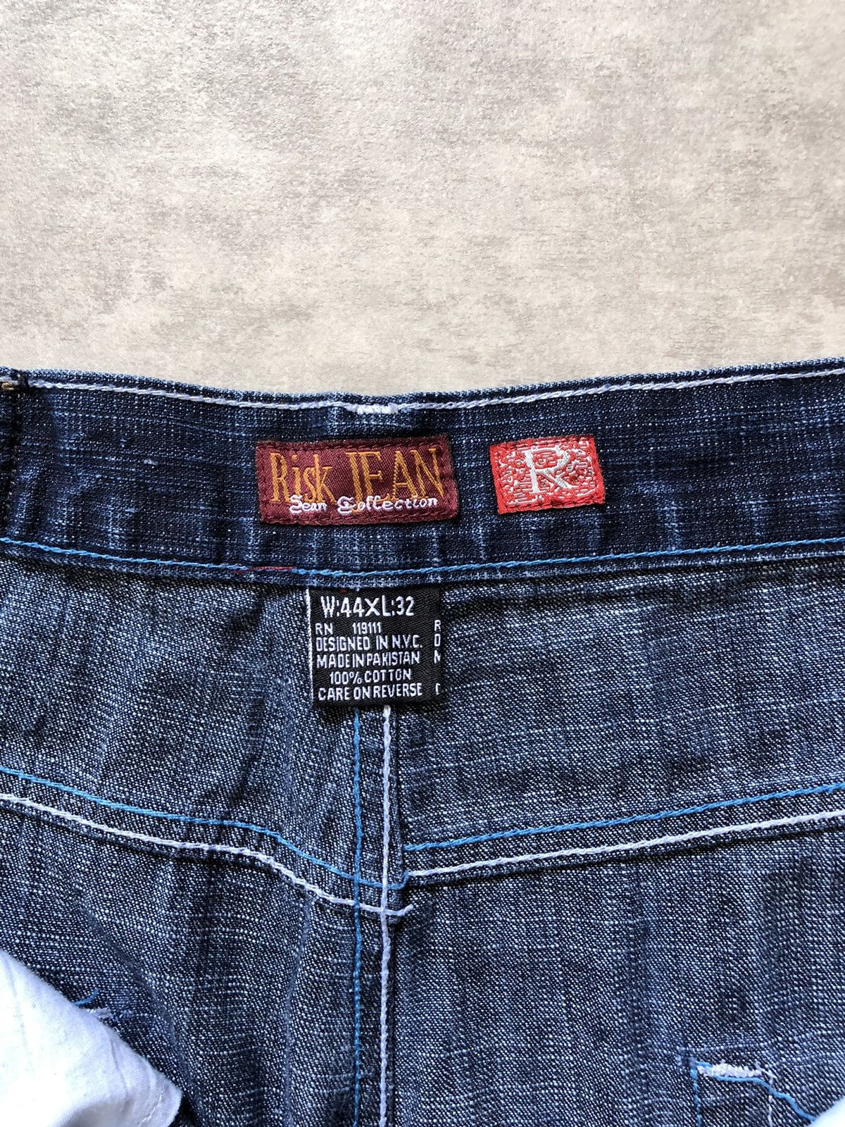 Fubu × JNCO × Japanese Brand Baggy jeans japan Risk jeans embroidery karakuri style Size US 36 / EU 52 - 7 Thumbnail