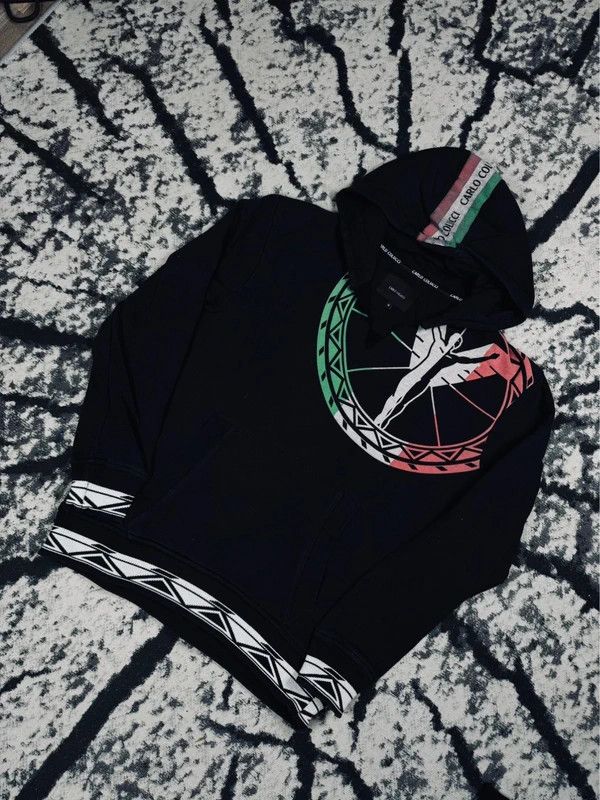 Carlo Colucci Carlo Colucci Hoodie Black Color M Size US M / EU 48-50 / 2 - 2 Thumbnail