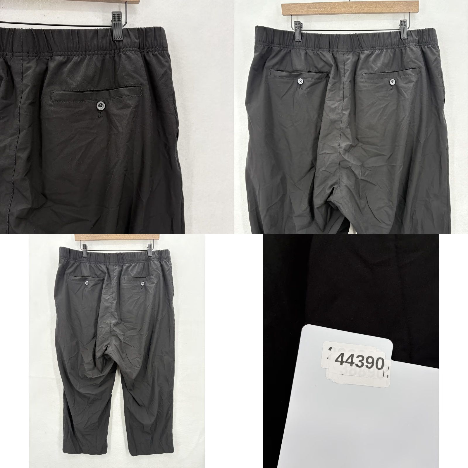 Duluth Trading Company Duluth Nine to Fine Synthetic Pull-On Capri Pants Womens XL Black Stretch Work Size 40" / US 18 - 9 Thumbnail