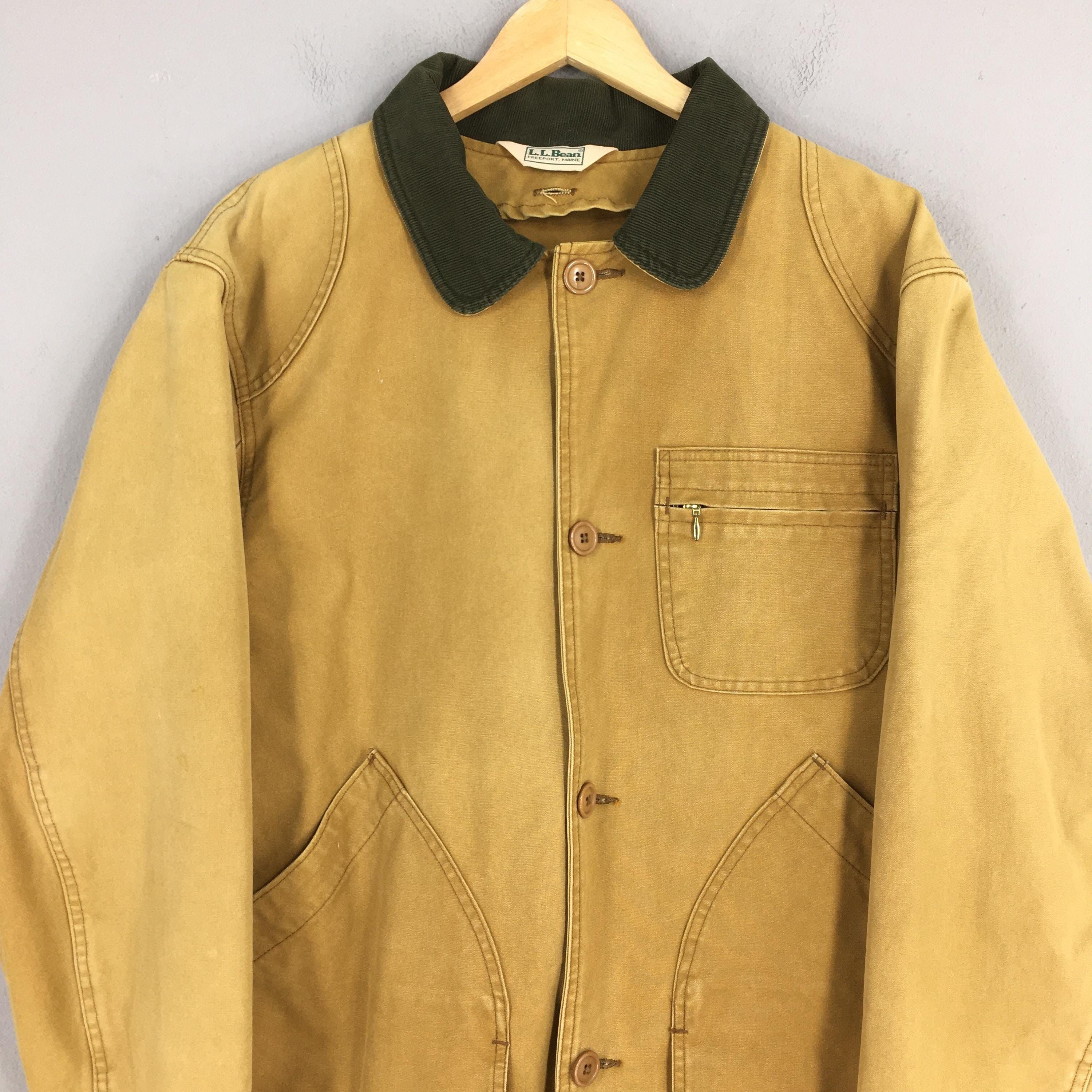 L.L. Bean Vintage 1970s LL Bean Hunting Brown Duck Chore Jacket Large Size US L / EU 52-54 / 3 - 2 Thumbnail