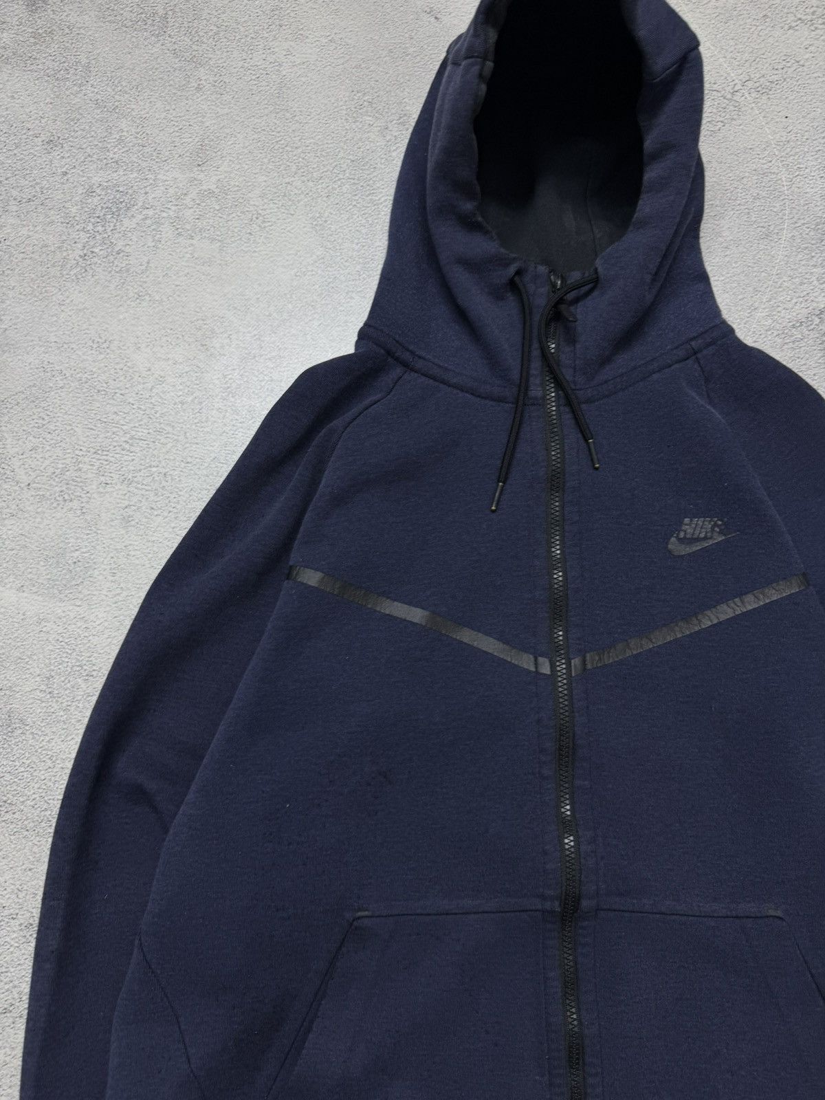 Nike Vintage Y2k Faded 🔥 Nike Zip Hoodie Tech Fleece 00’s Size US L / EU 52-54 / 3 - 6 Thumbnail