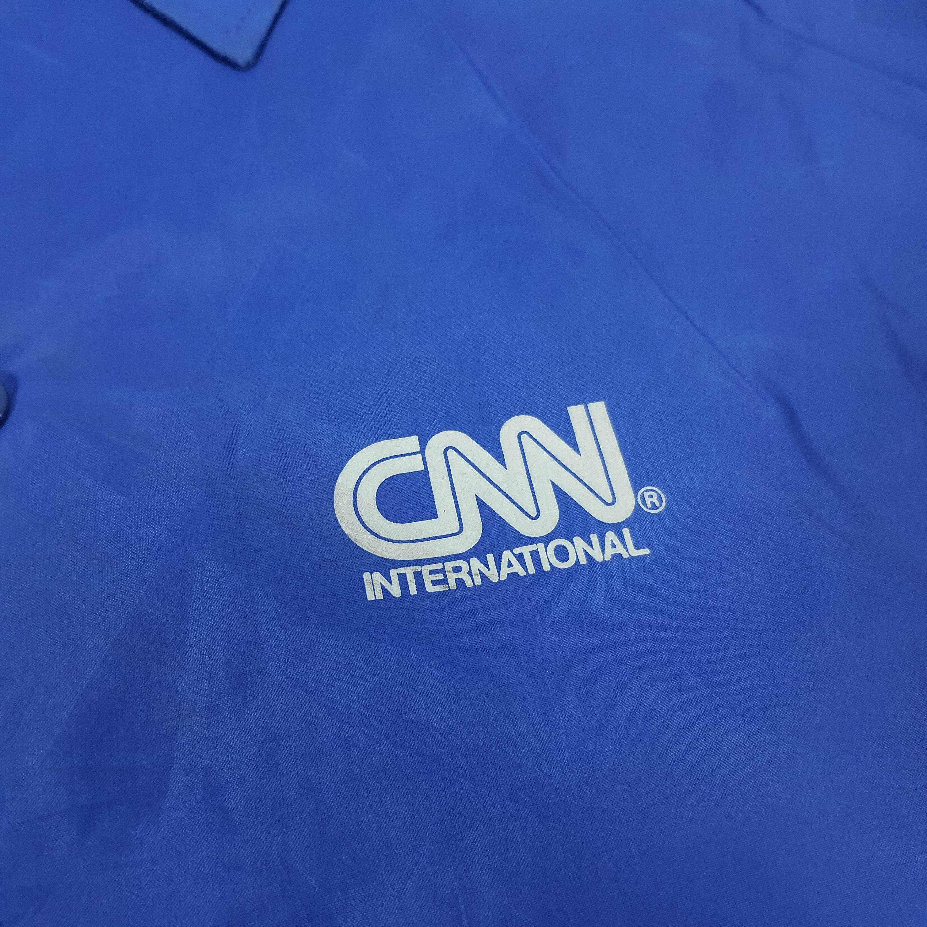 Vintage Vintage CNN International American News Windbreaker Jacket Size US L / EU 52-54 / 3 - 4 Thumbnail