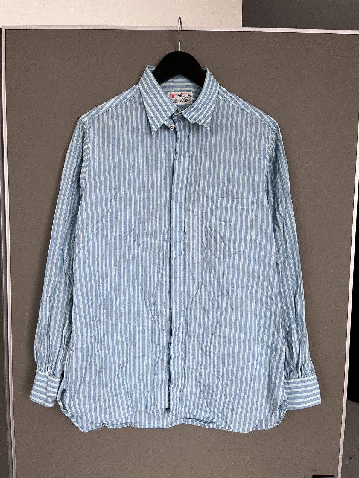 Turnbull & Asser Turnbull & Asser Stripped Luxury Shirt Size US M / EU 48-50 / 2 - 1 Thumbnail
