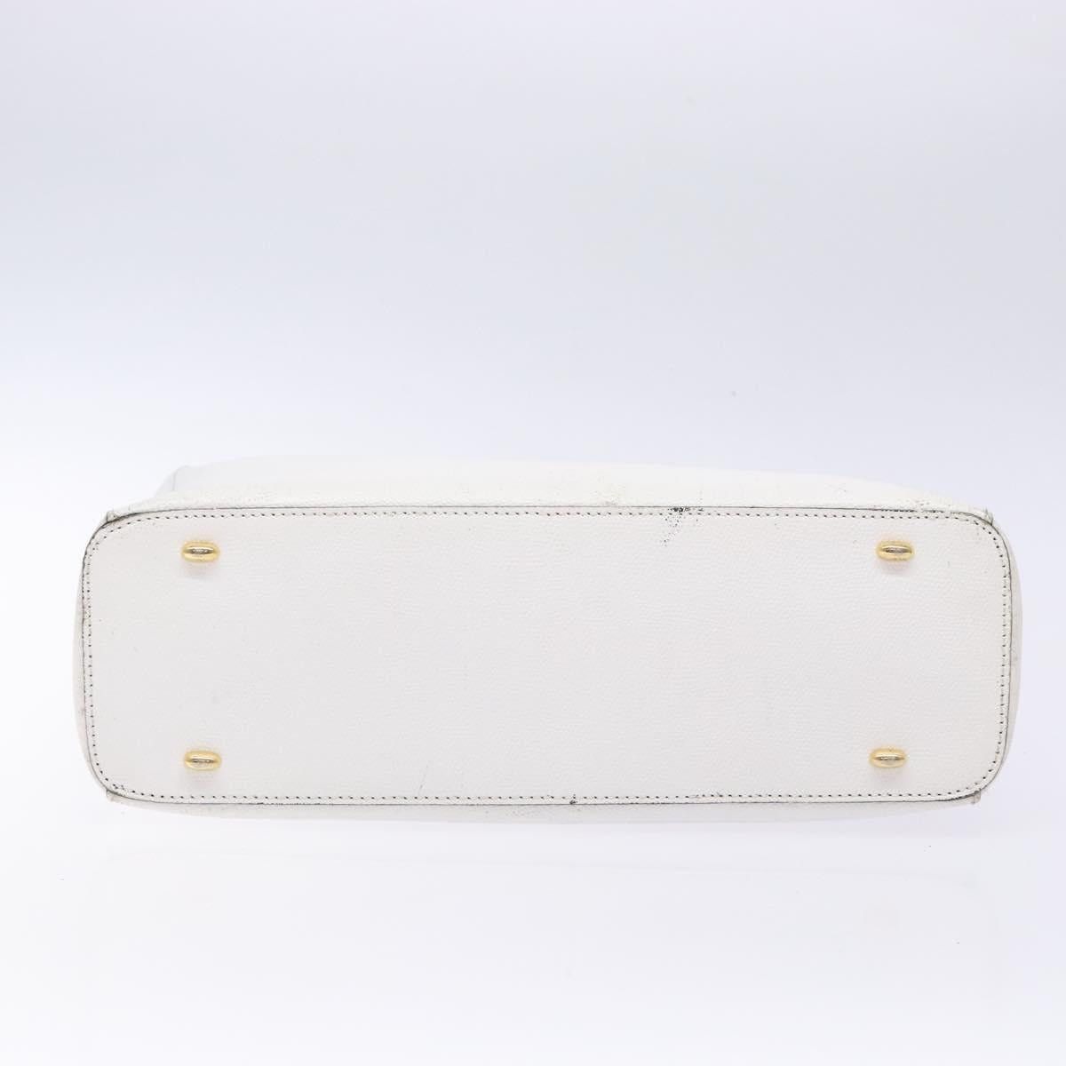 Celine CELINE Hand Bag Leather White Gold Size ONE SIZE - 9 Thumbnail
