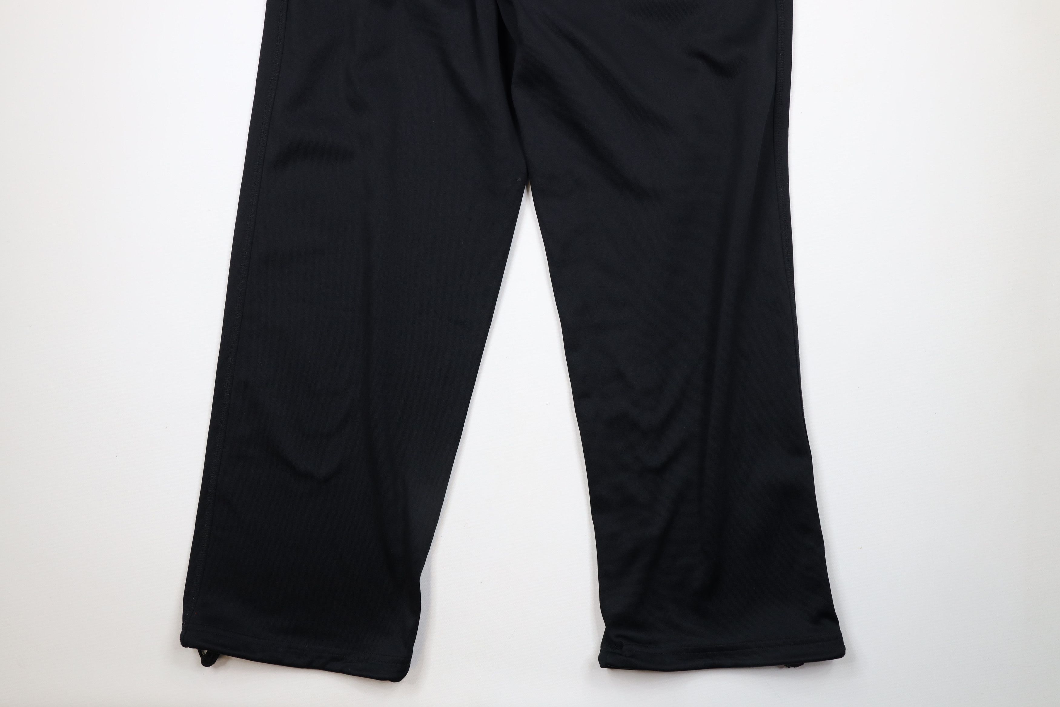 Nike × Vintage Vintage Nike Mini Swoosh Wide Leg Sweatpants Pants Black Size US 38 / EU 54 - 11 Thumbnail