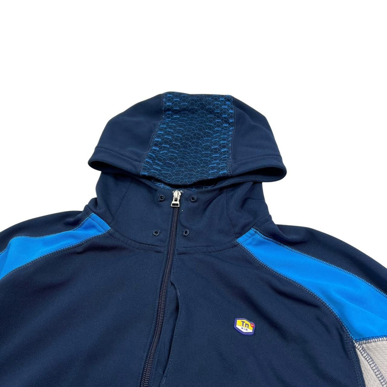 Nike Vintage 2000s Nike TN Zip Up Hoodie Blue - Large Size US L / EU 52-54 / 3 - 3 Thumbnail