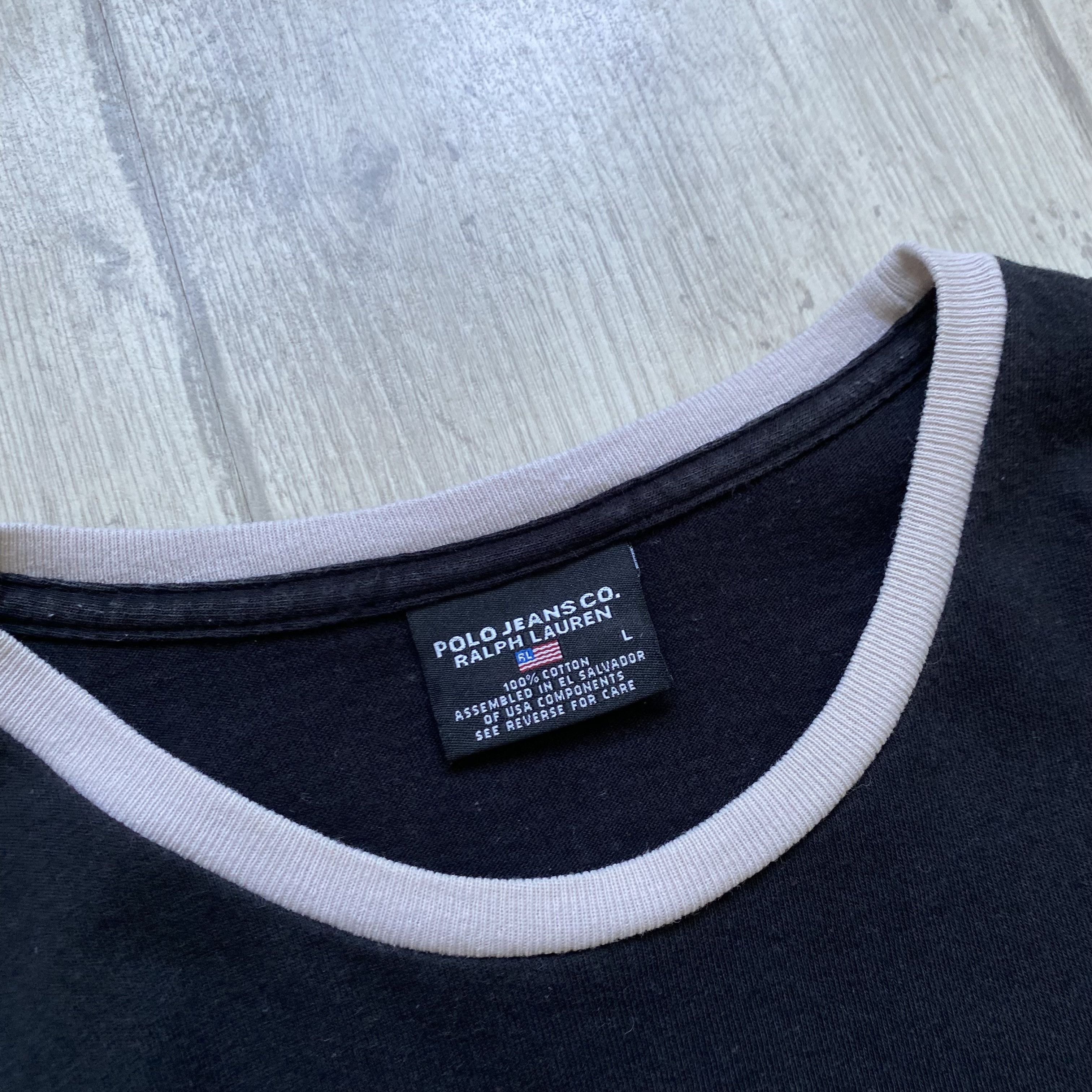 Polo Ralph Lauren Vintage 90s Polo Ralph Lauren tee Jeans Company Size US L / EU 52-54 / 3 - 4 Thumbnail