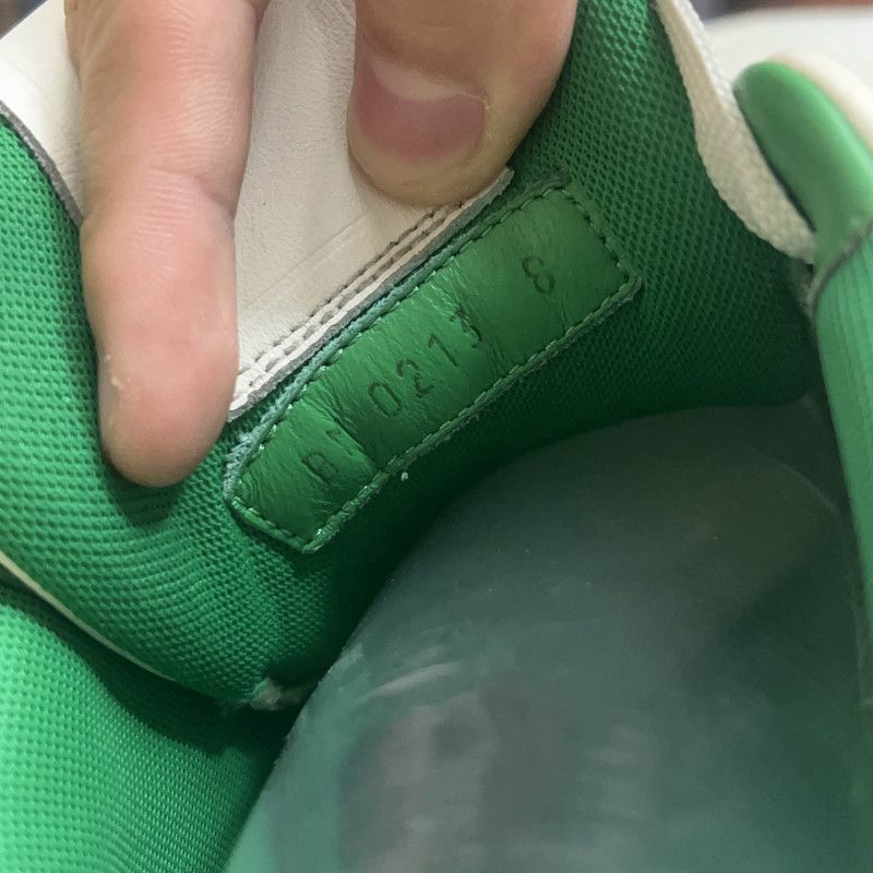 Louis Vuitton Louis Vuitton Green Leather Low-Top Trainers - Size US 8.5 / EU 41-42 - 5 Thumbnail